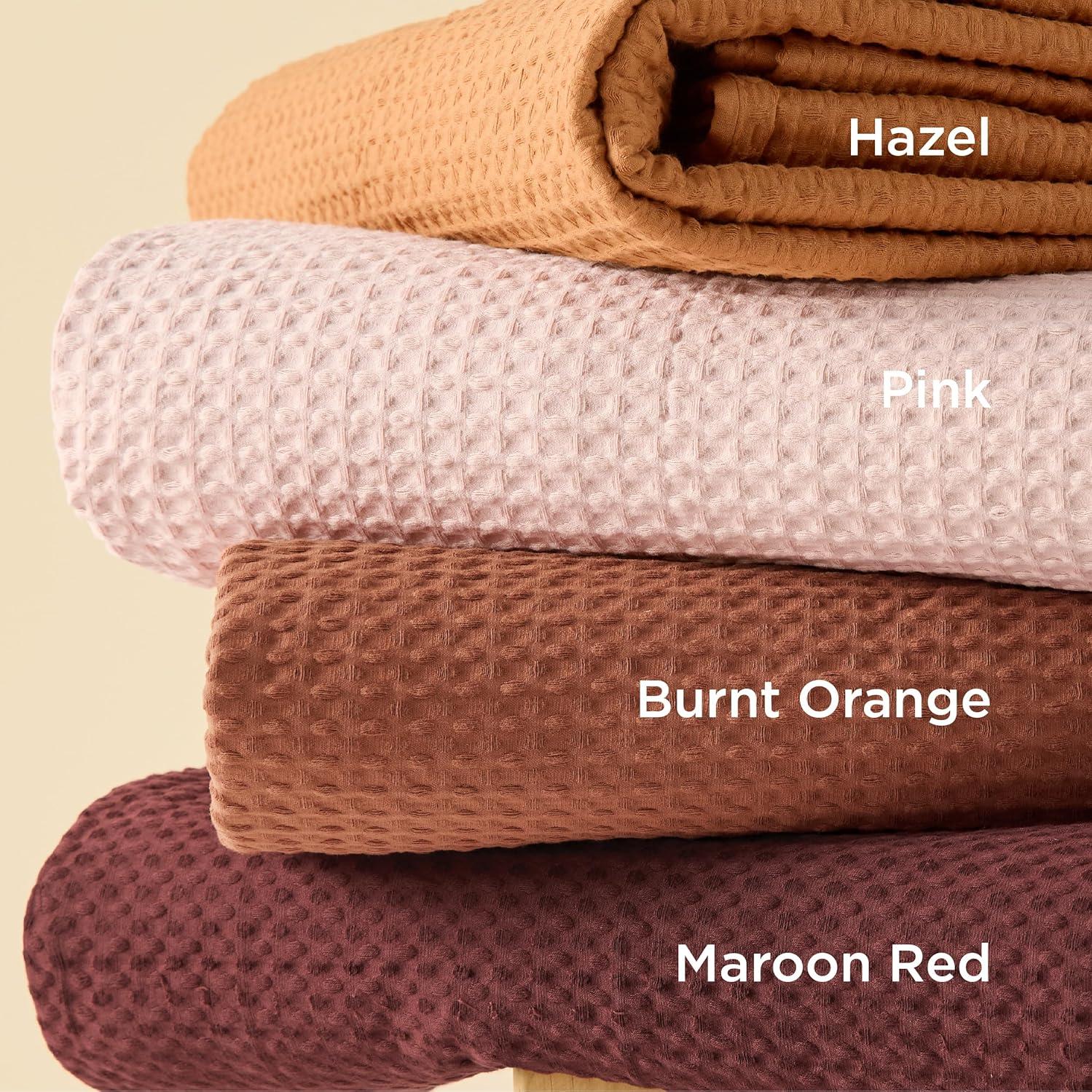 Bedsure Bedsure Cotton Duvet Cover Set - 100% Cotton Waffle Weave Coconut Duvet Cover