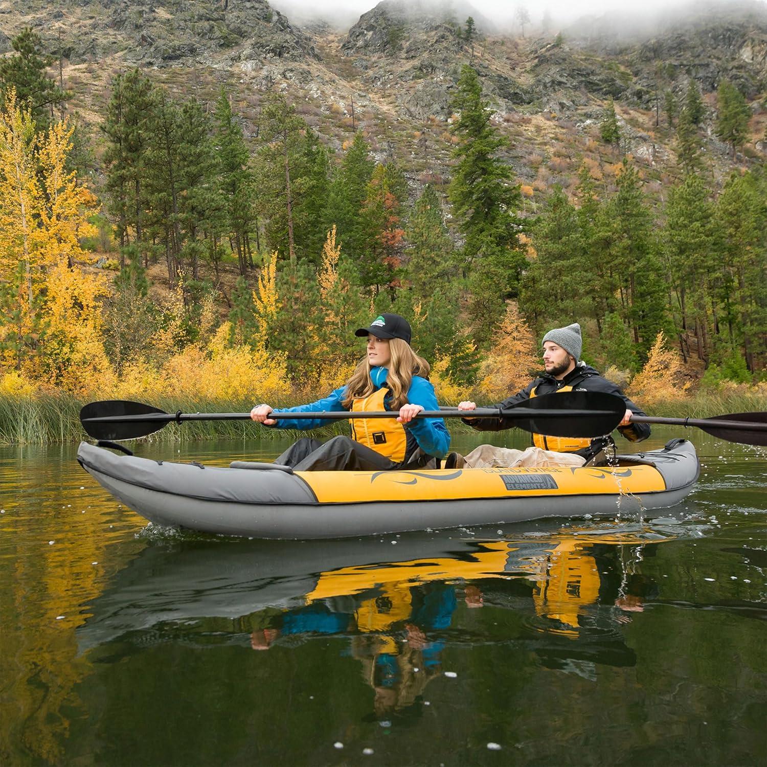 Advanced Elements Island Voyage 2 Recreational Kayak with Pump