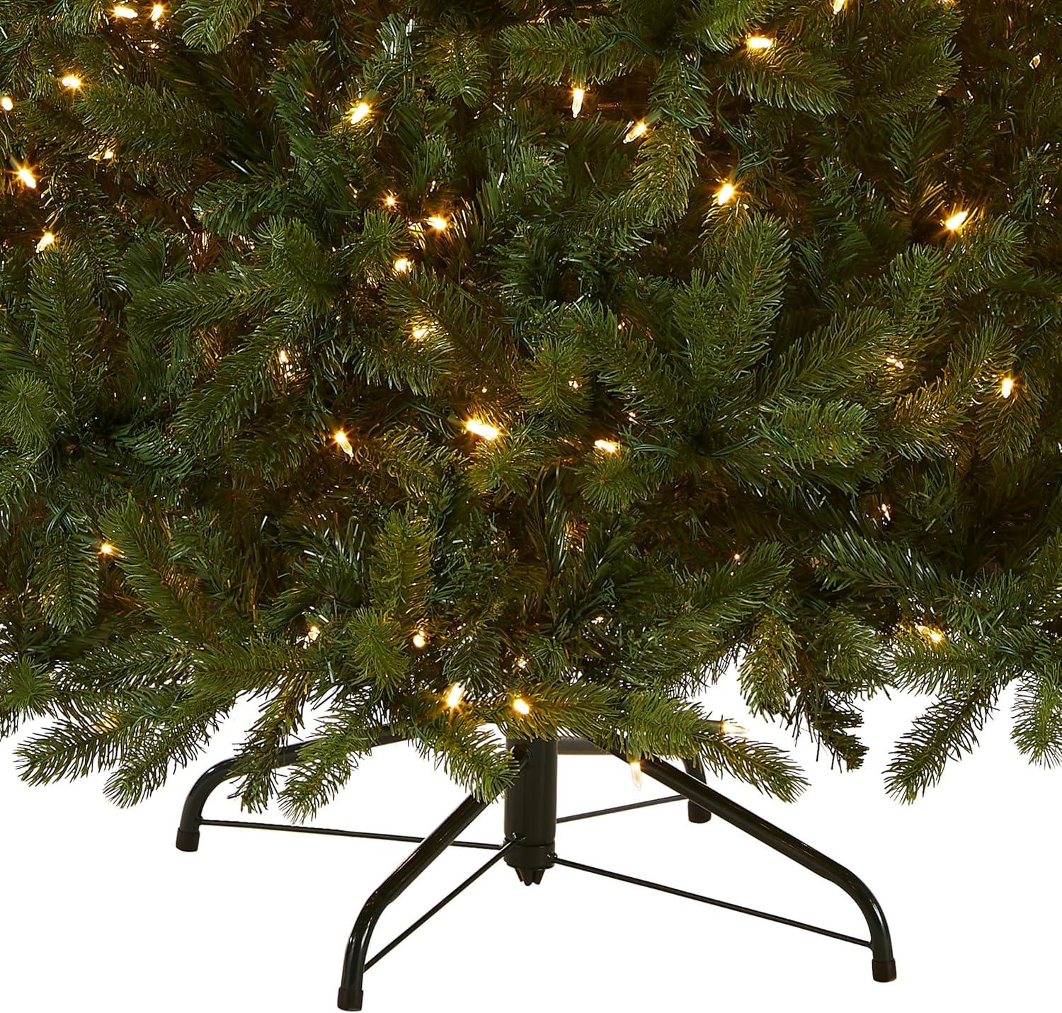 Prelit Downswept Douglas Fir Artificial Christmas Tree Dual Color Lights - National Tree Company