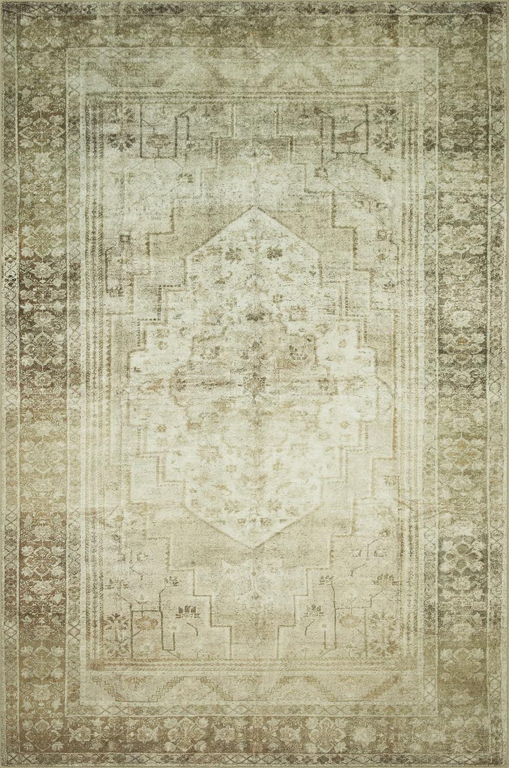 Magnolia Home by Joanna Gaines x Loloi Magnolia Home By Joanna Gaines X Loloi Banks Machine Washable Natural / Granite Area Rug