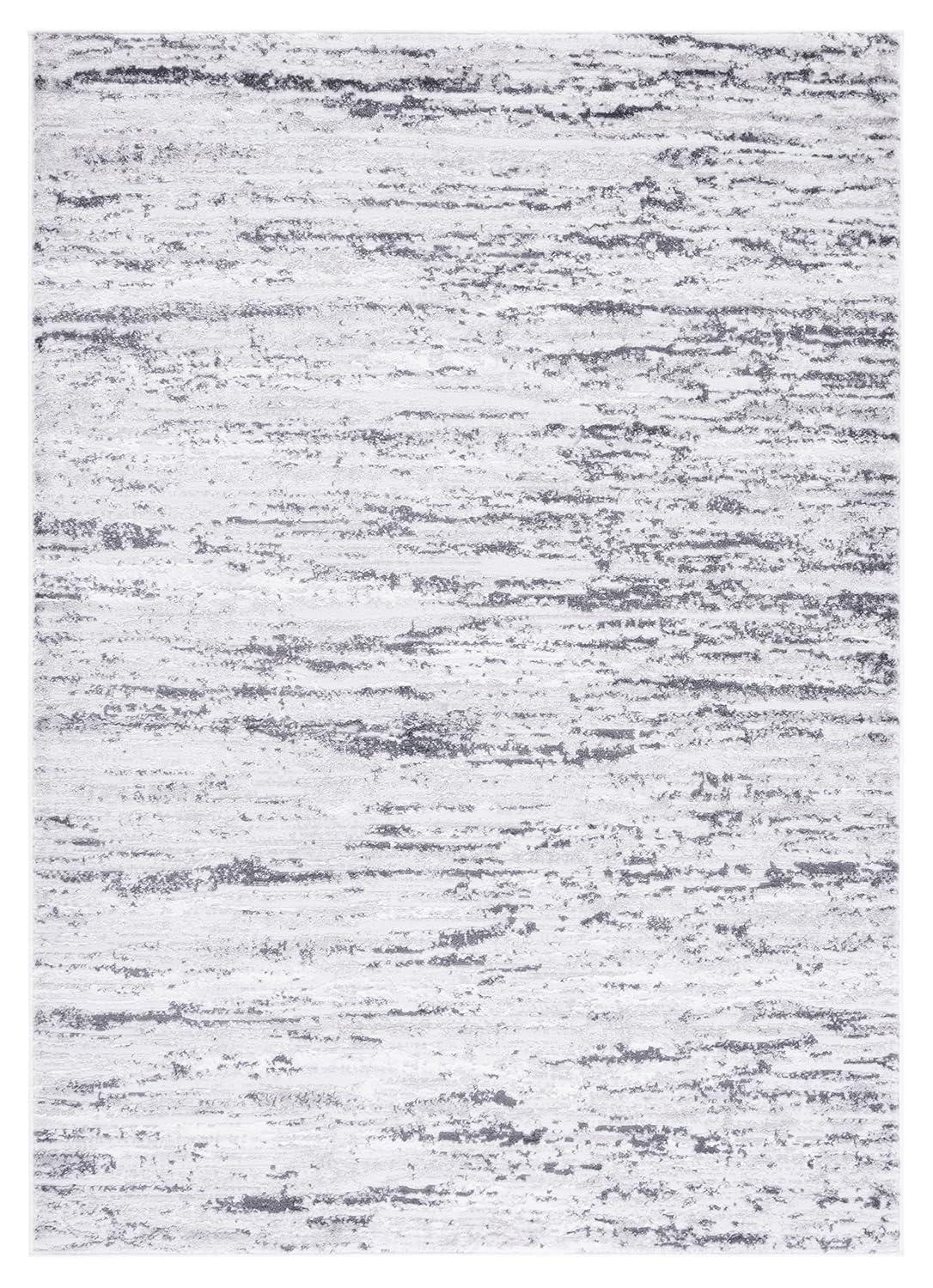 Amelia ALA768 Power Loomed Area Rug - Light Grey/Charcoal - 3'x5' - Safavieh.