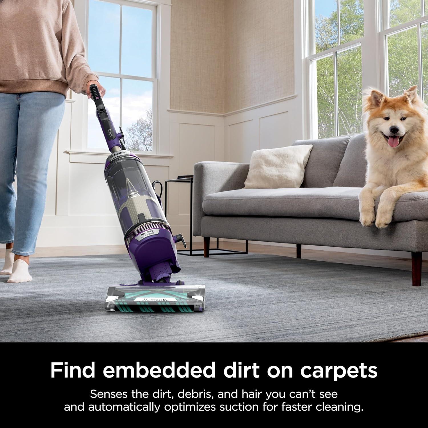 Shark ® POWERDETECT Upright Vacuum with DuoClean Detect Technology