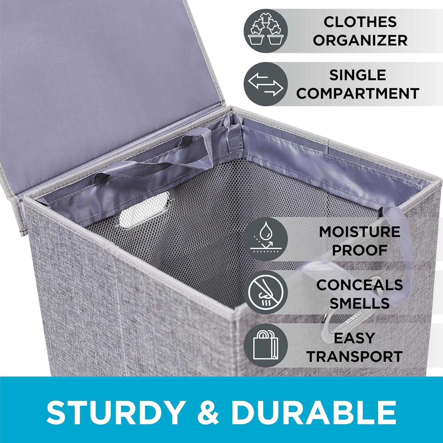 Fabric Laundry Hamper with Handles