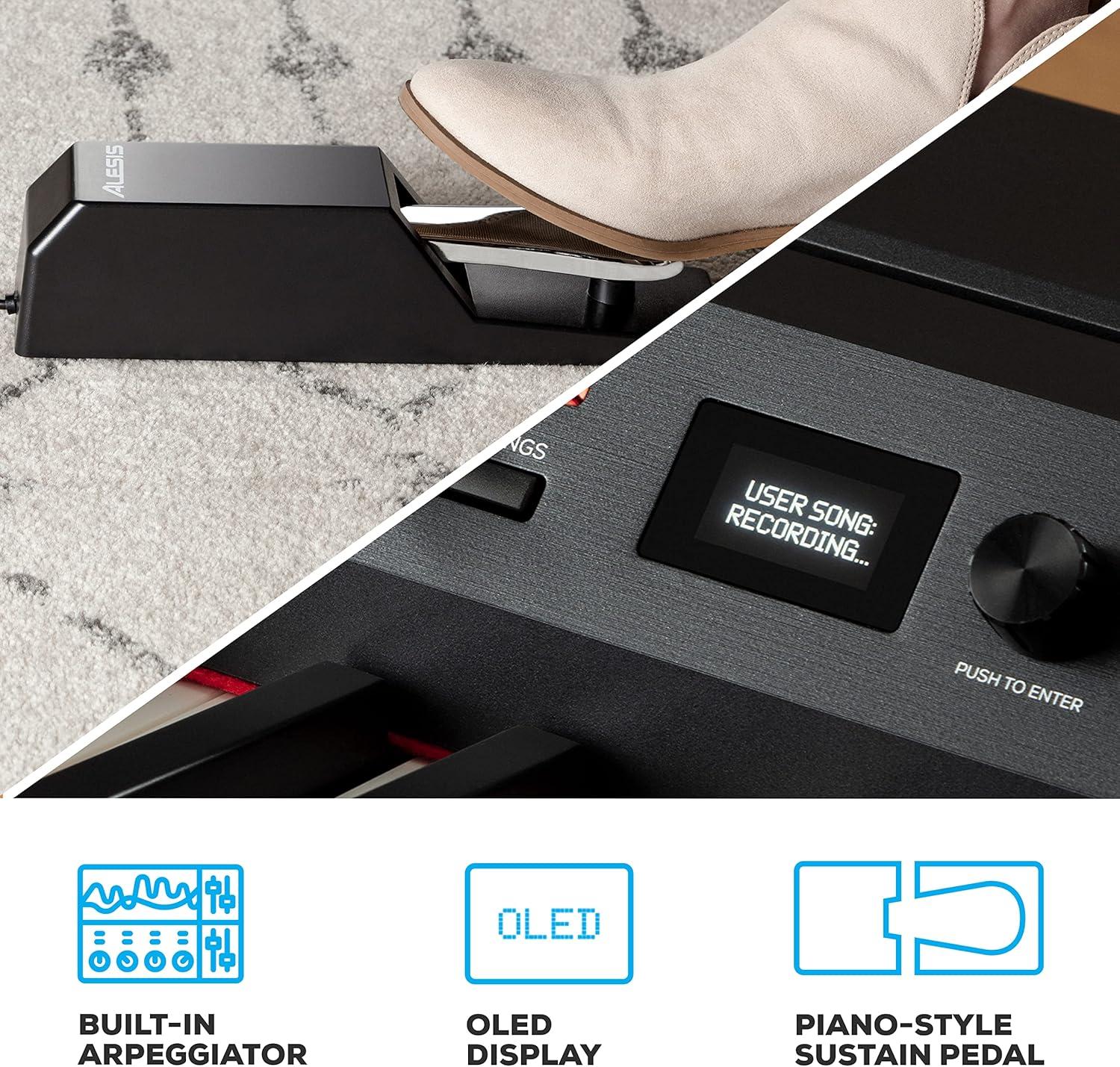 Alesis Prestige Artist 88-Key Digital Piano With Graded Hammer-Action Keys