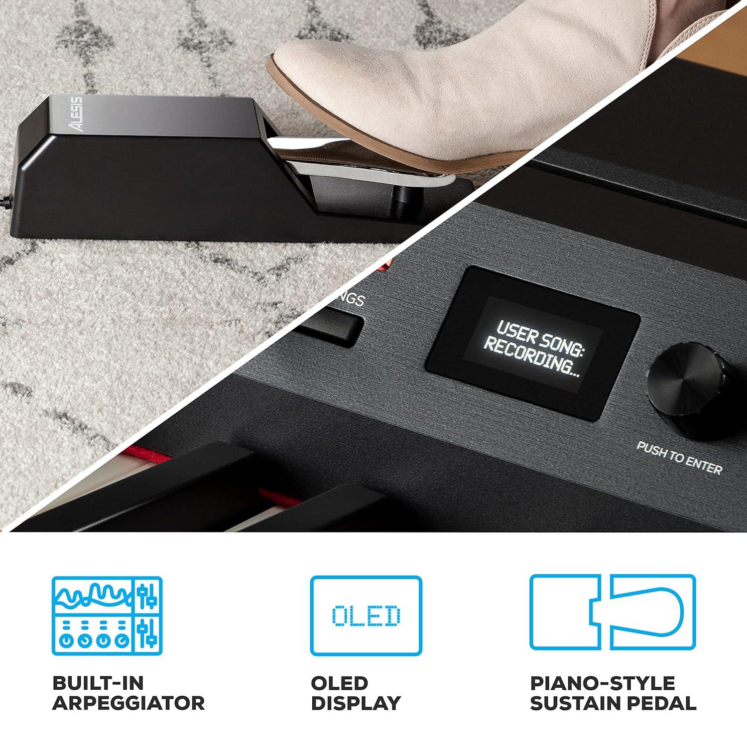 Alesis Prestige Artist 88-Key Digital Piano With Graded Hammer-Action Keys