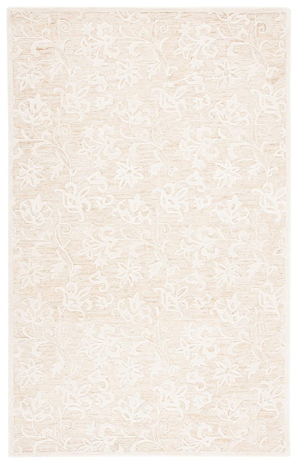 Metro MET853 Hand Tufted Indoor Area Rug - Gold/Ivory - 4'x6' - Safavieh