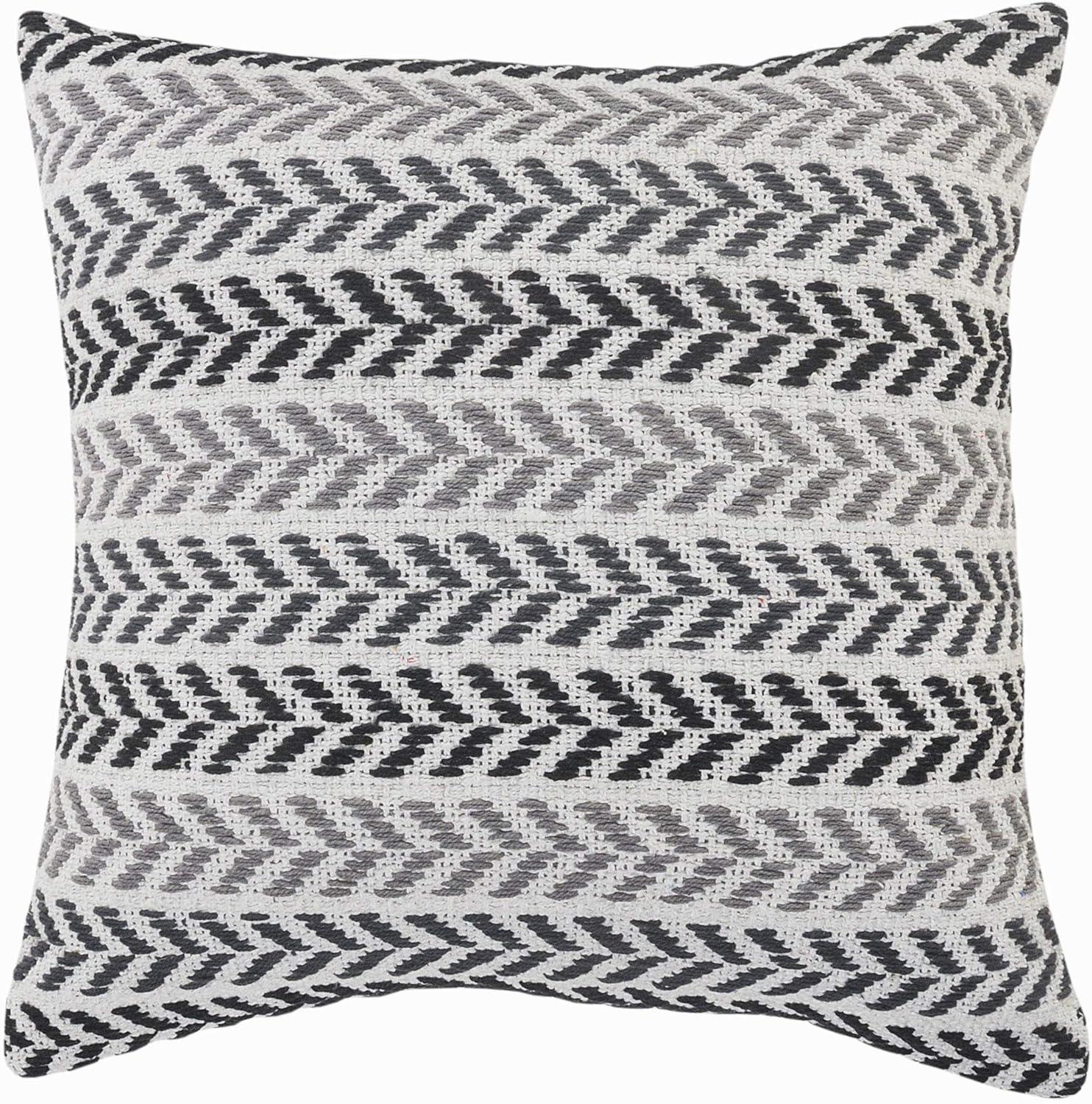 Eva Geometric Cotton Throw Pillow