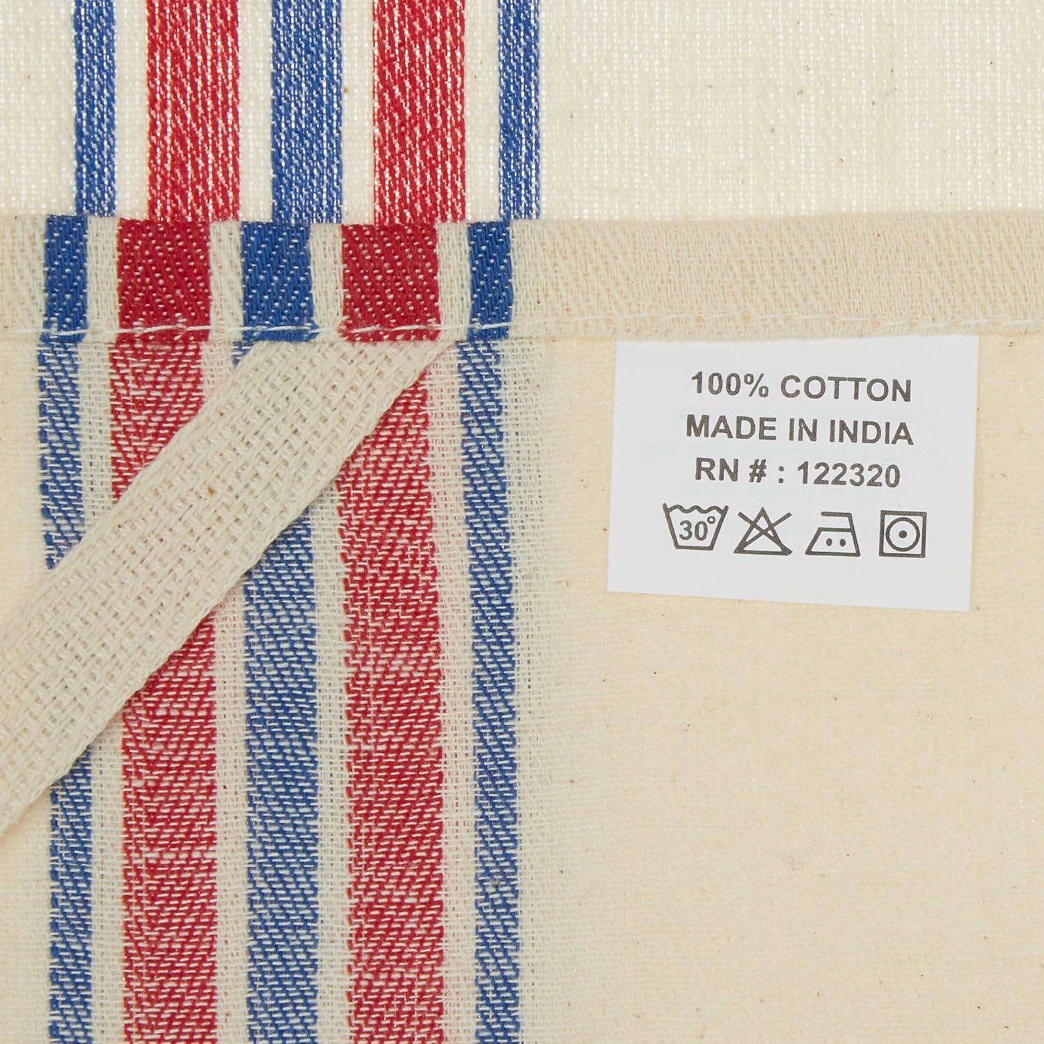 Americana Stripe 18"x28" Cotton Dish Towels Set