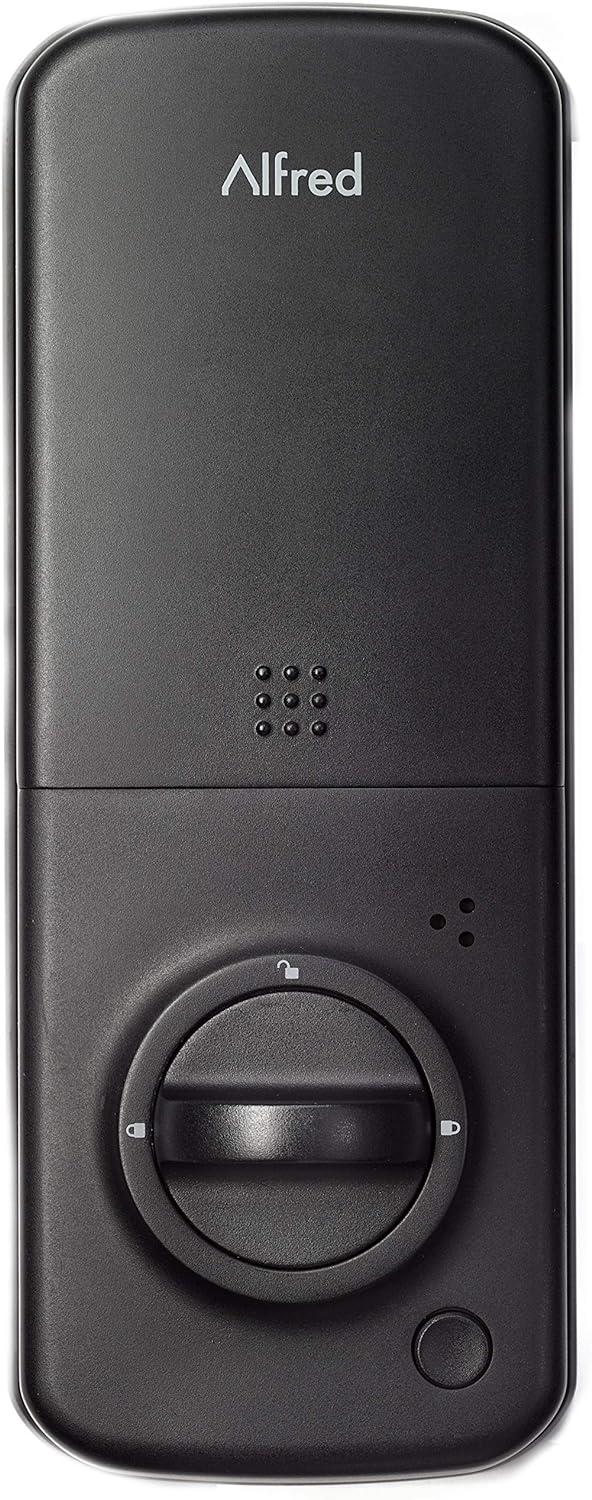 Black Electronic Smart Deadbolt with Touchscreen Keypad