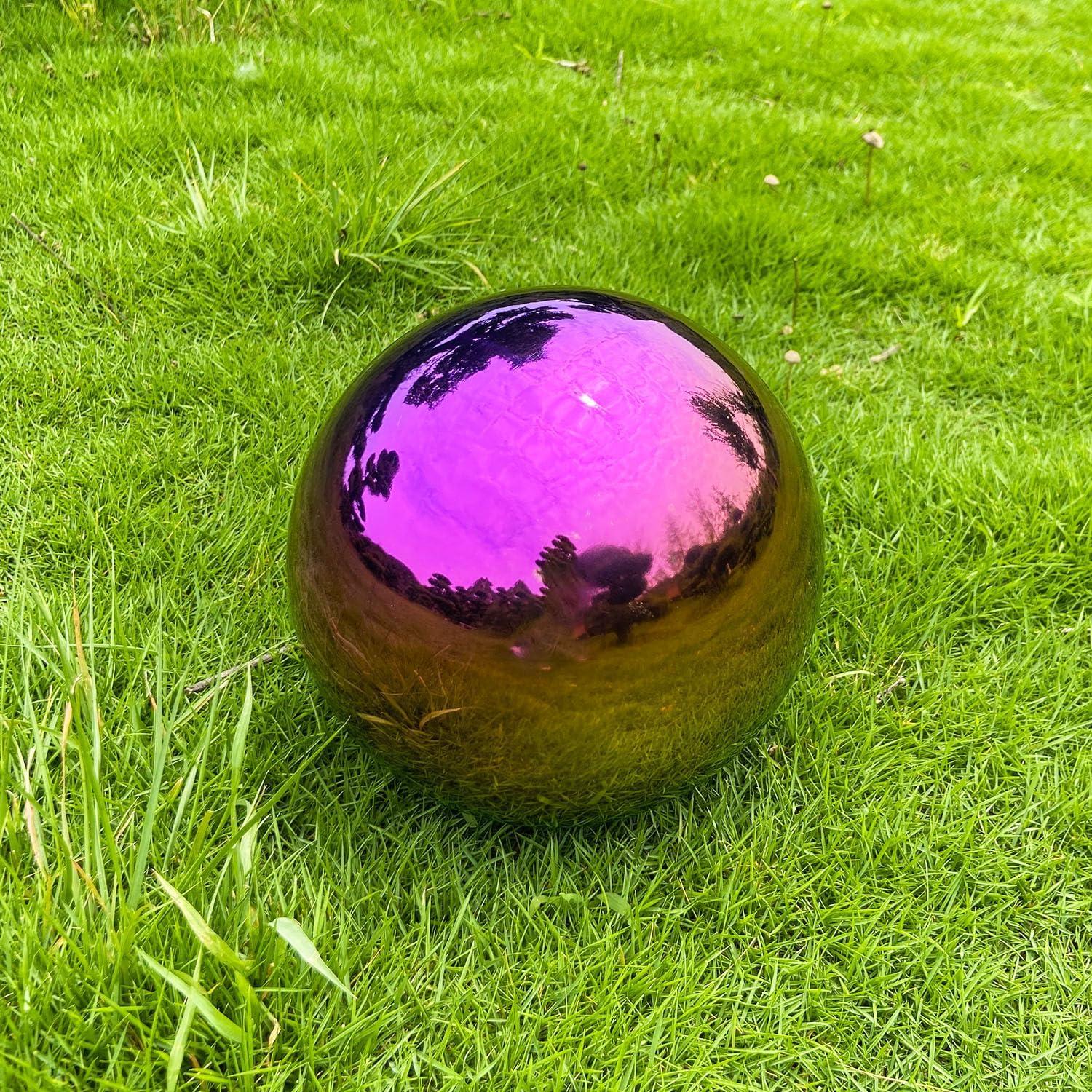 The Holiday Aisle® Champlain Metal Abstract Gazing Ball