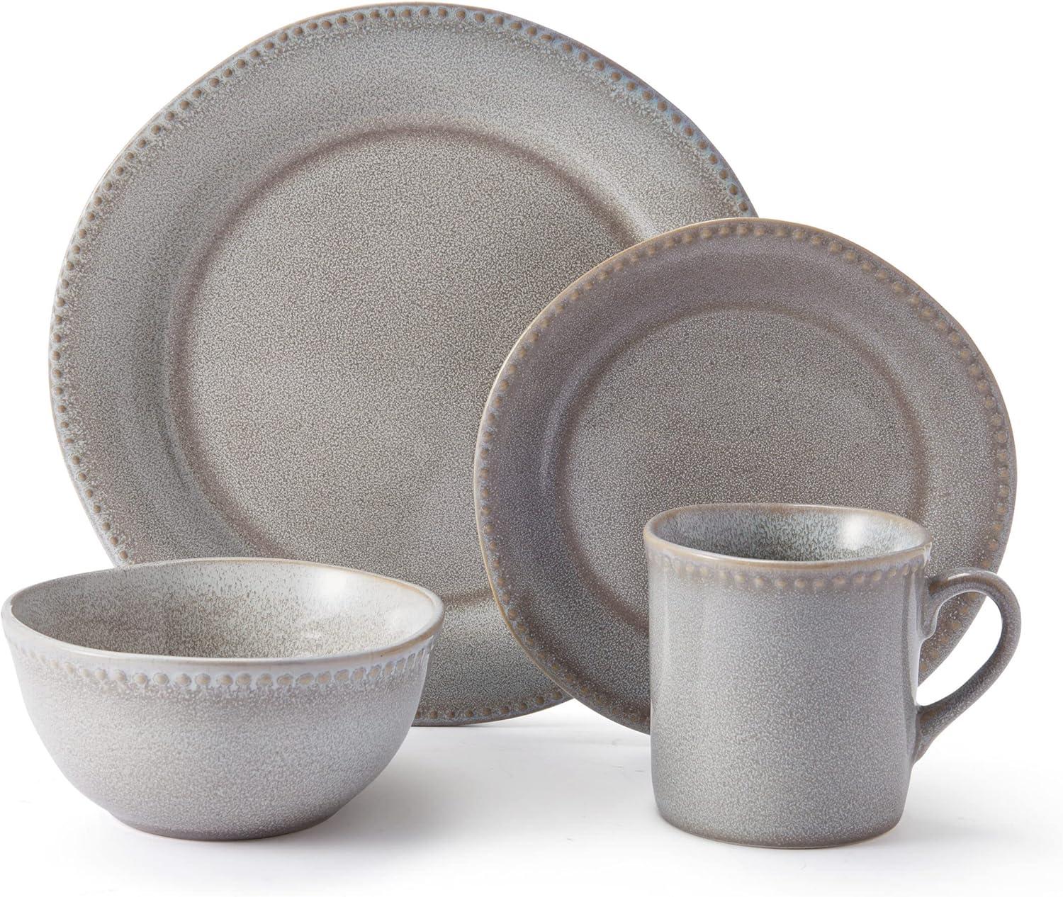 Mikasa Ellie 16-Piece Stoneware Dinnerware Set, Service for 4