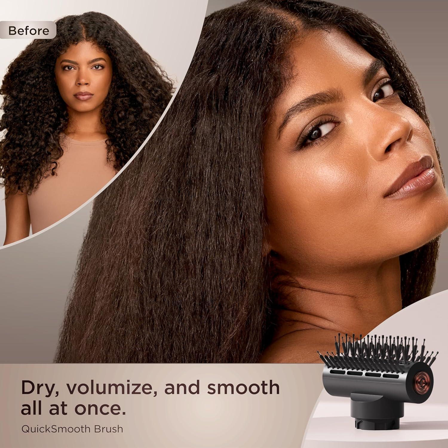 Black High-Velocity Ionic Hair Dryer with Cool Shot