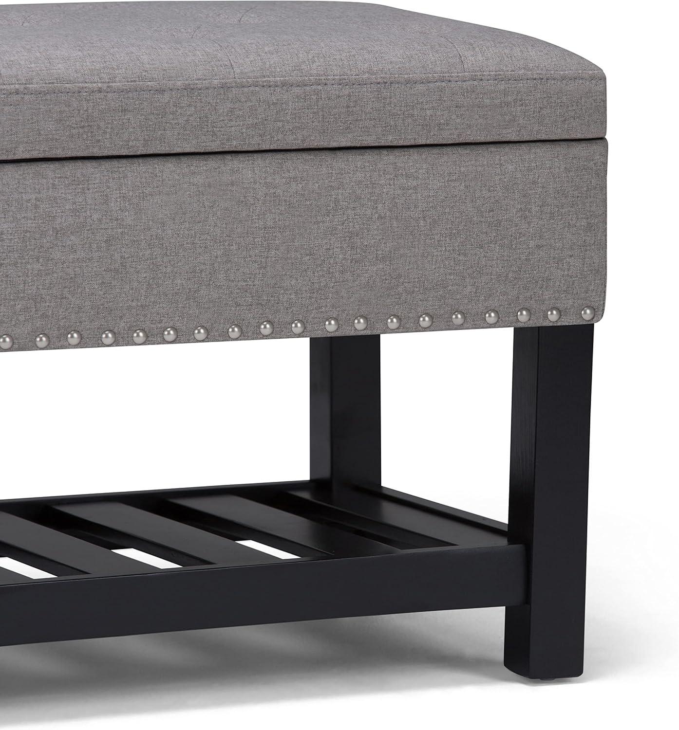 Simpli Home Lomond Storage Ottoman Bench