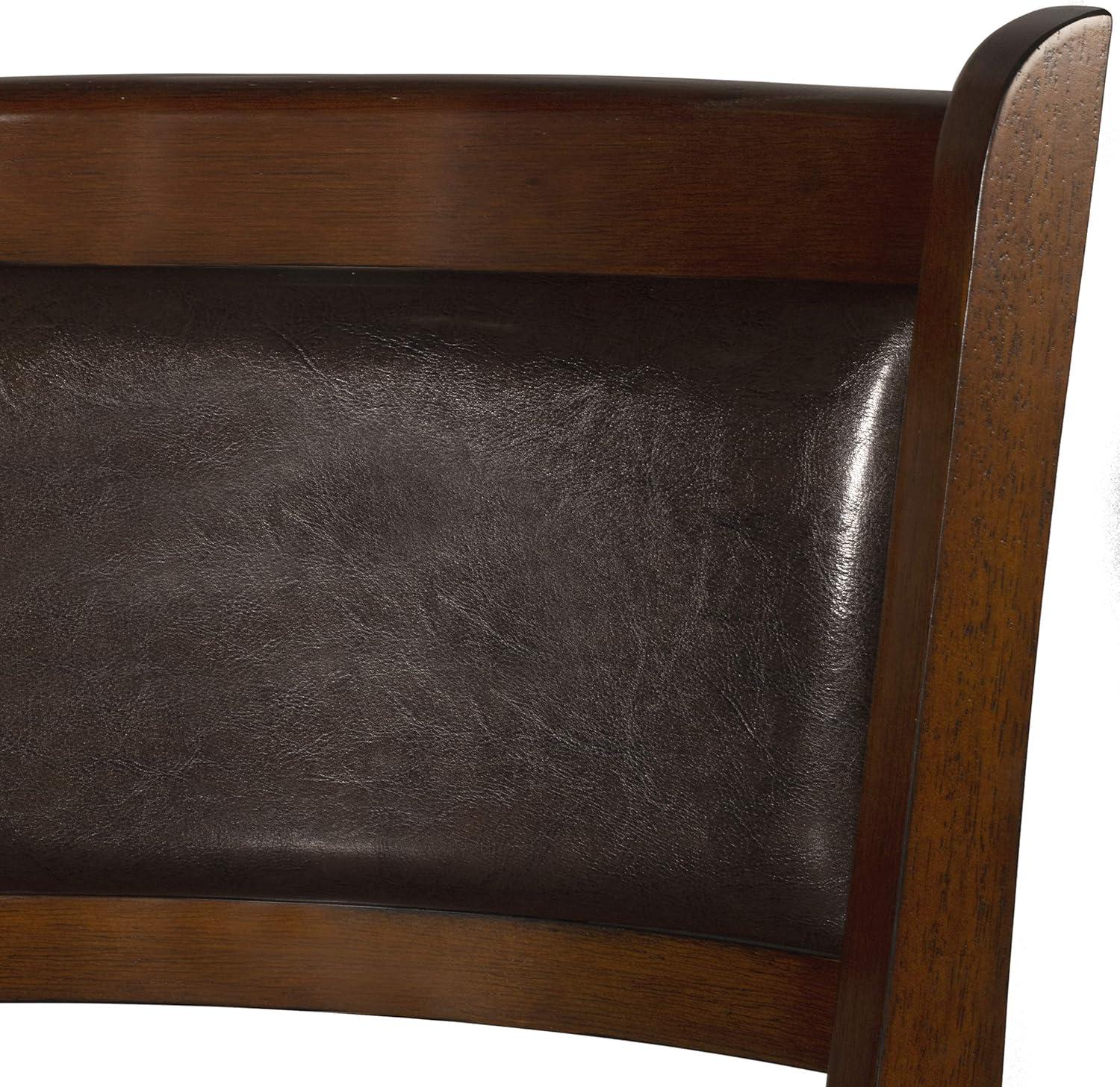 Hillsdale Dennery Swivel Counter Stool, Cherry