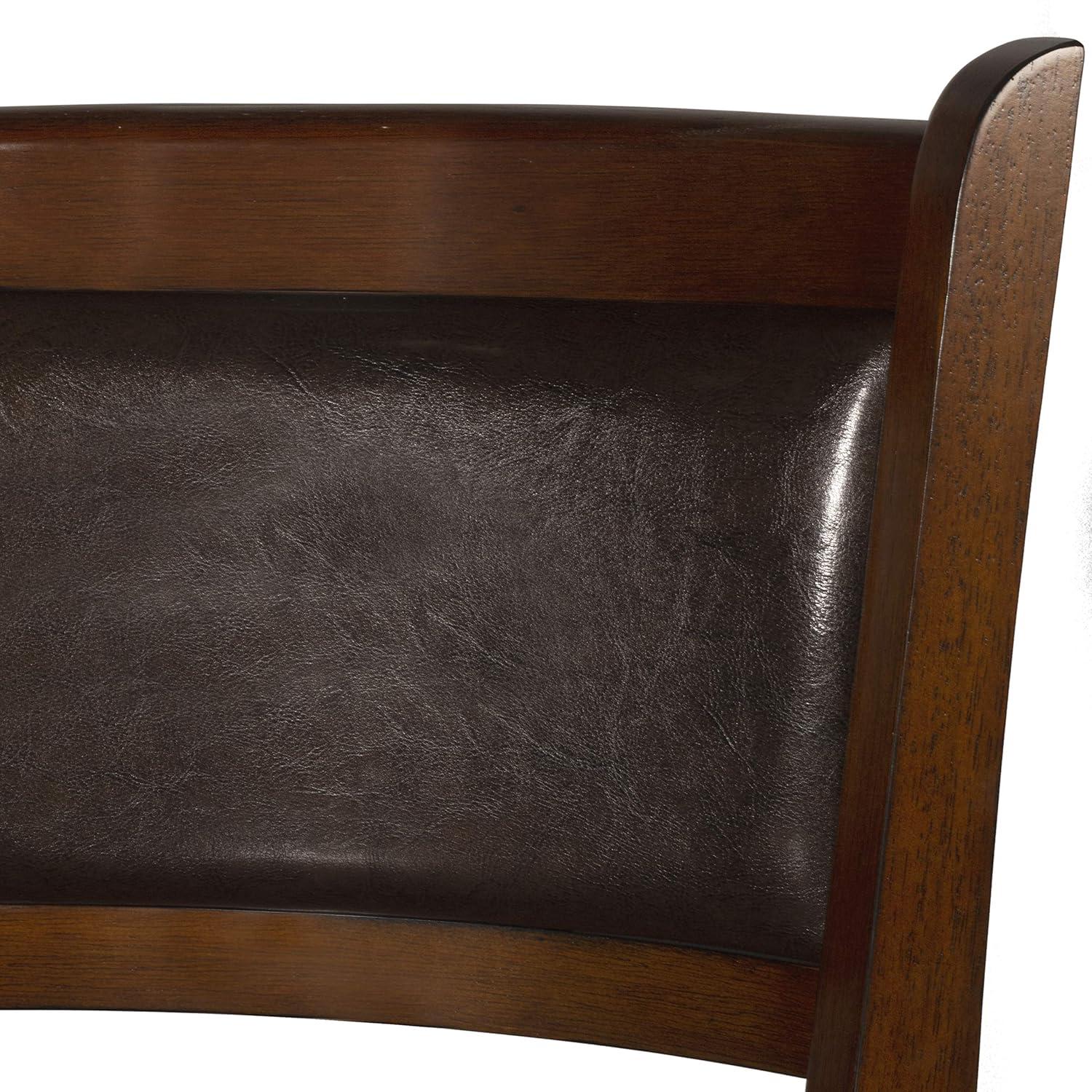 Hillsdale Dennery Swivel Counter Stool, Cherry