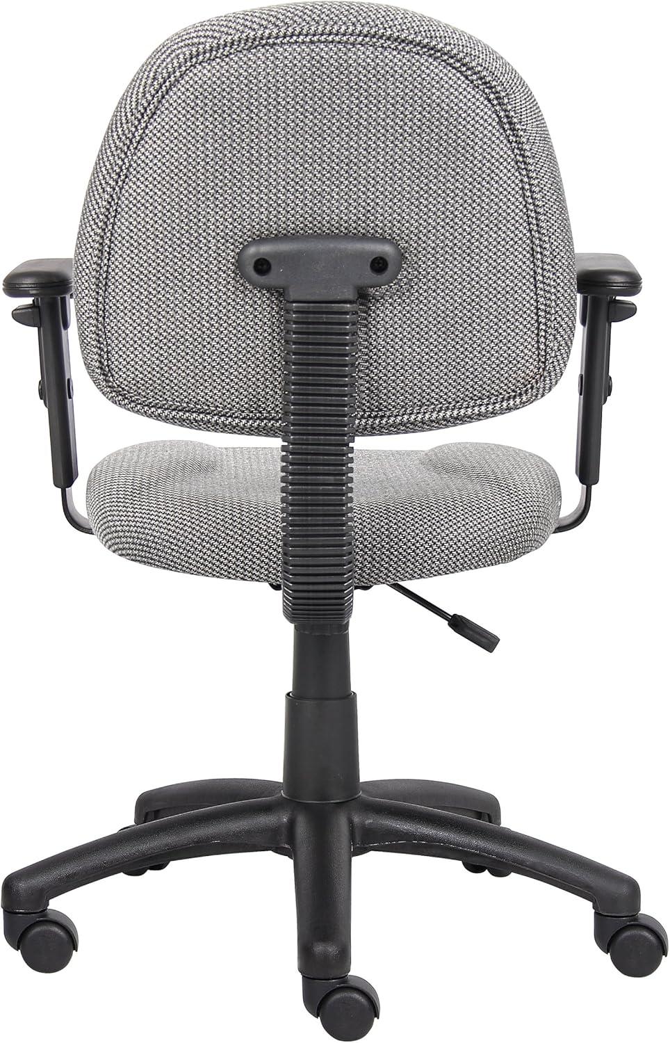 Deluxe Posture Chair with Adjustable Arms - Boss Office Products