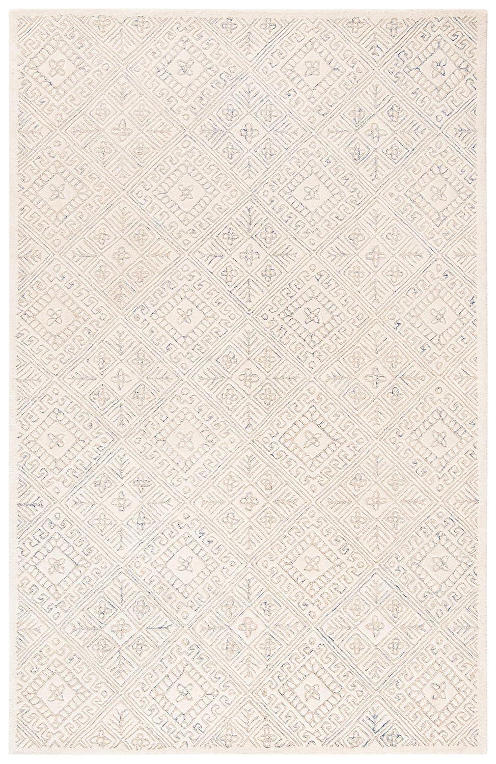 Glamour GLM660 Hand Tufted Indoor Area Rug - Ivory/Beige - 5'x8' - Safavieh