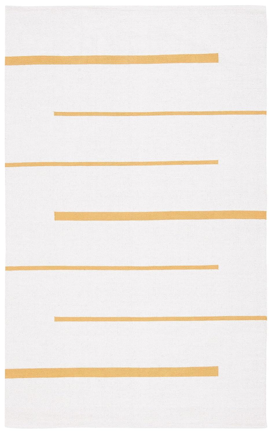 Montauk MTK311 Hand Woven Indoor Area Rug - Ivory/Gold - 5'x8' - Safavieh