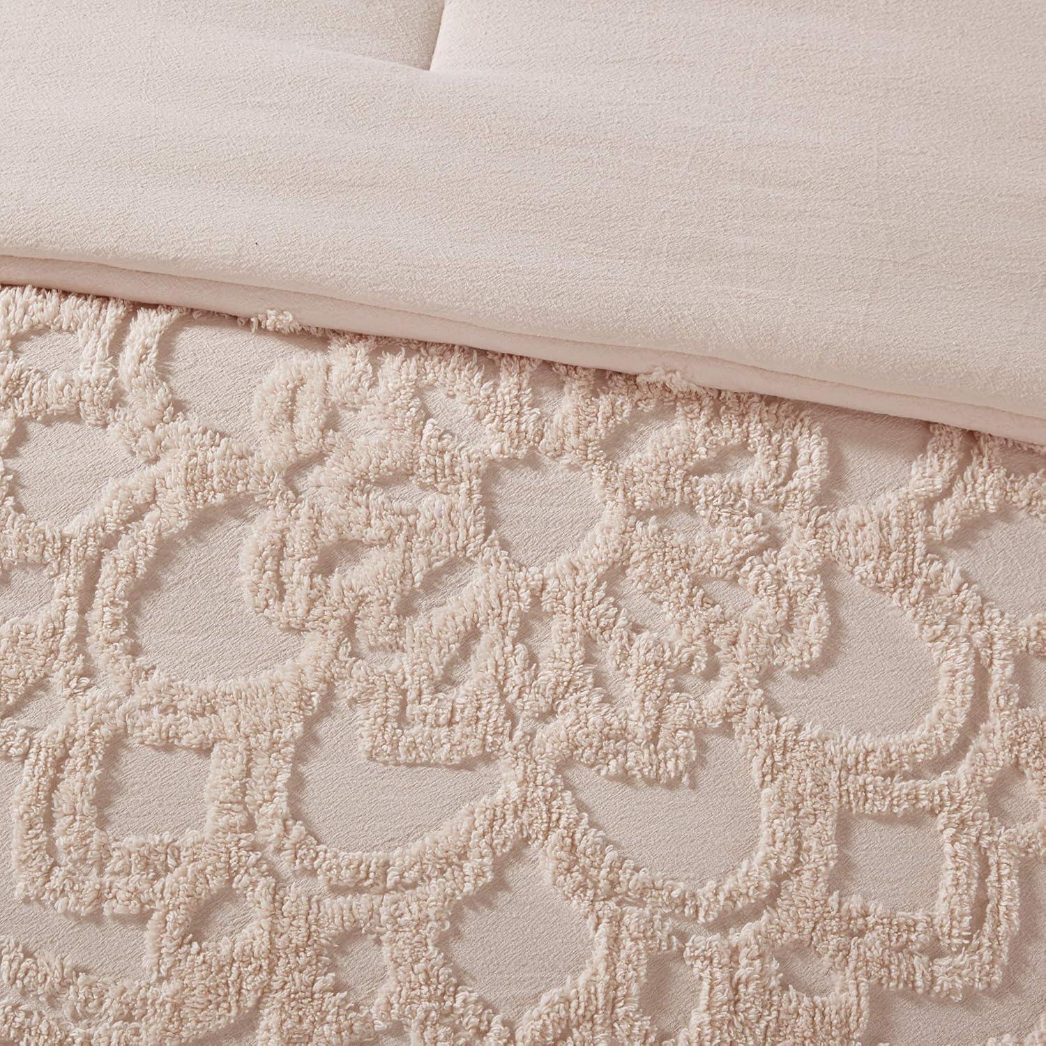 Madison Park Laetitia Tufted Cotton Chenille Medallion Comforter Set