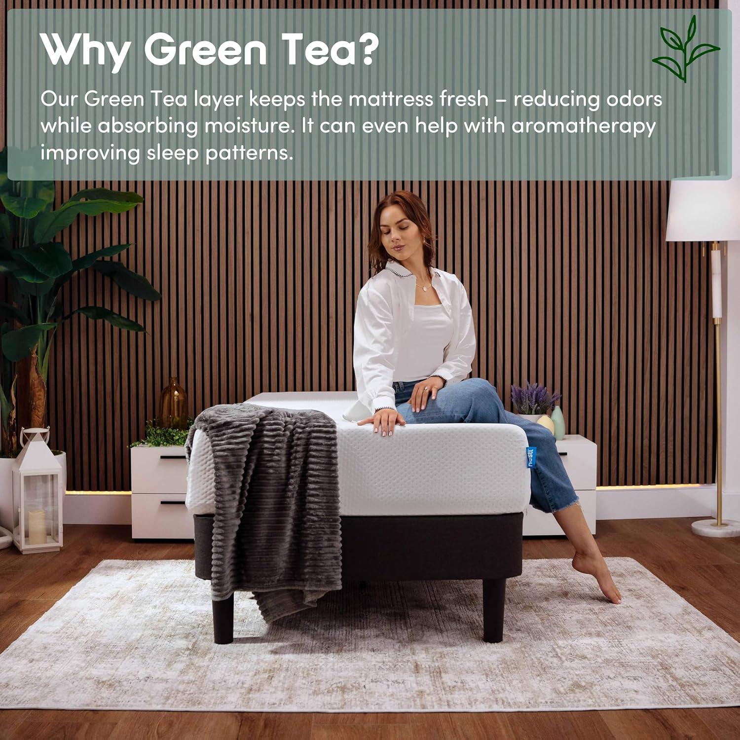 Nestl Nestl Green Tea Cooling Memory Foam Mattress