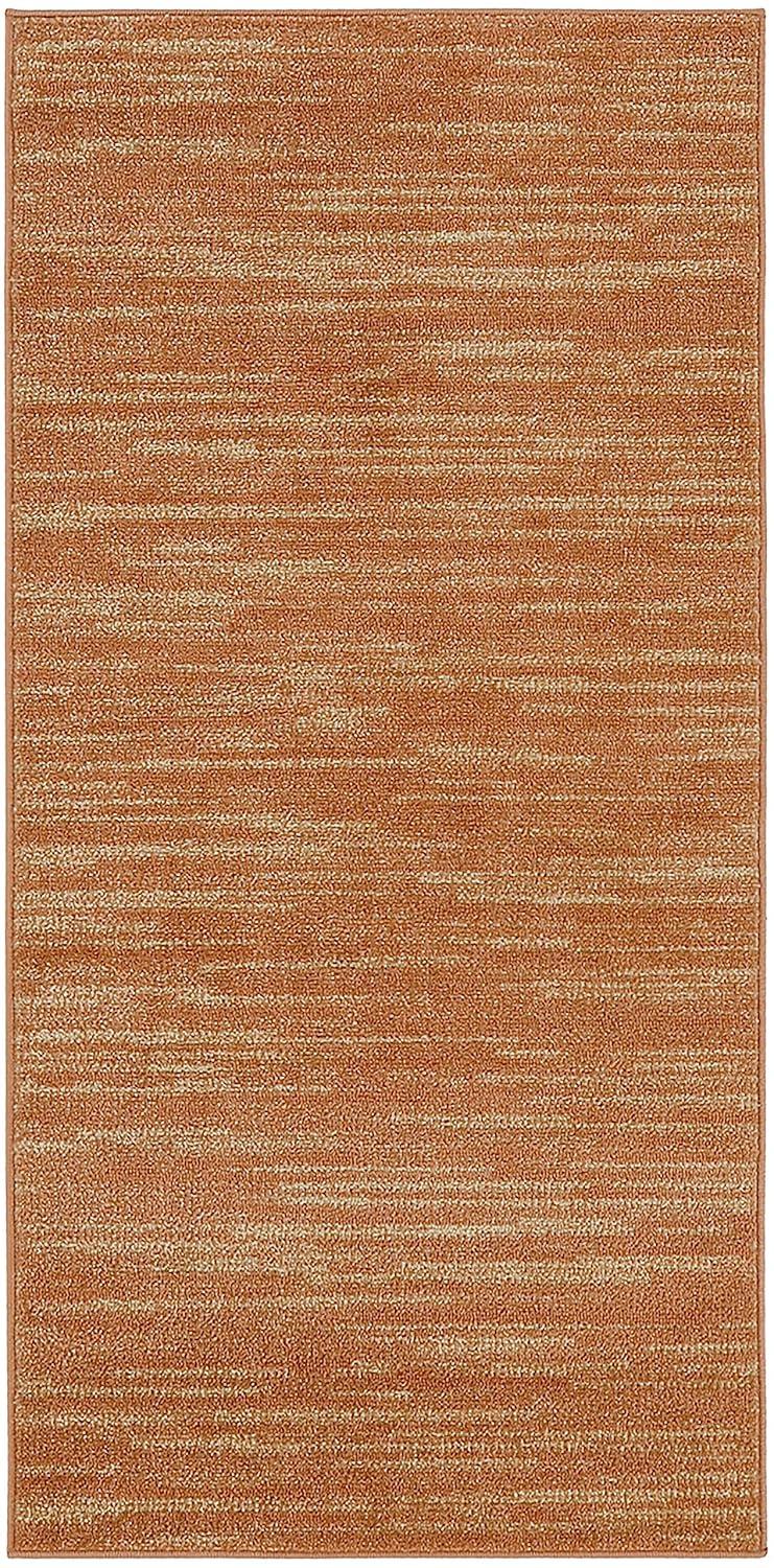 Nourison Essentials Easy Care Indoor Outdoor Area Rug - Rust 2' x 4'