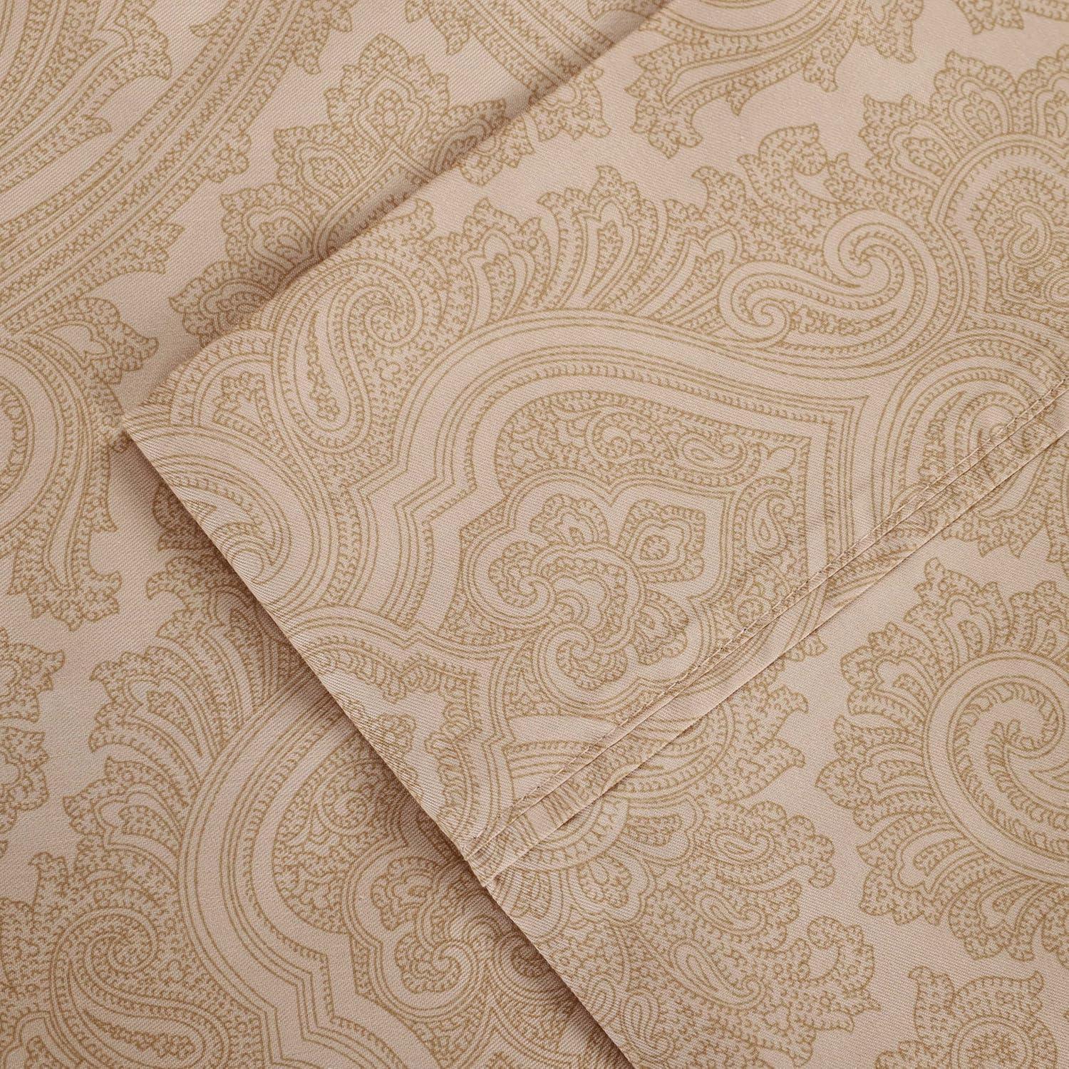 Superior Classic Paisley 600 Thread Count Cotton Blend Sateen Sheet Set