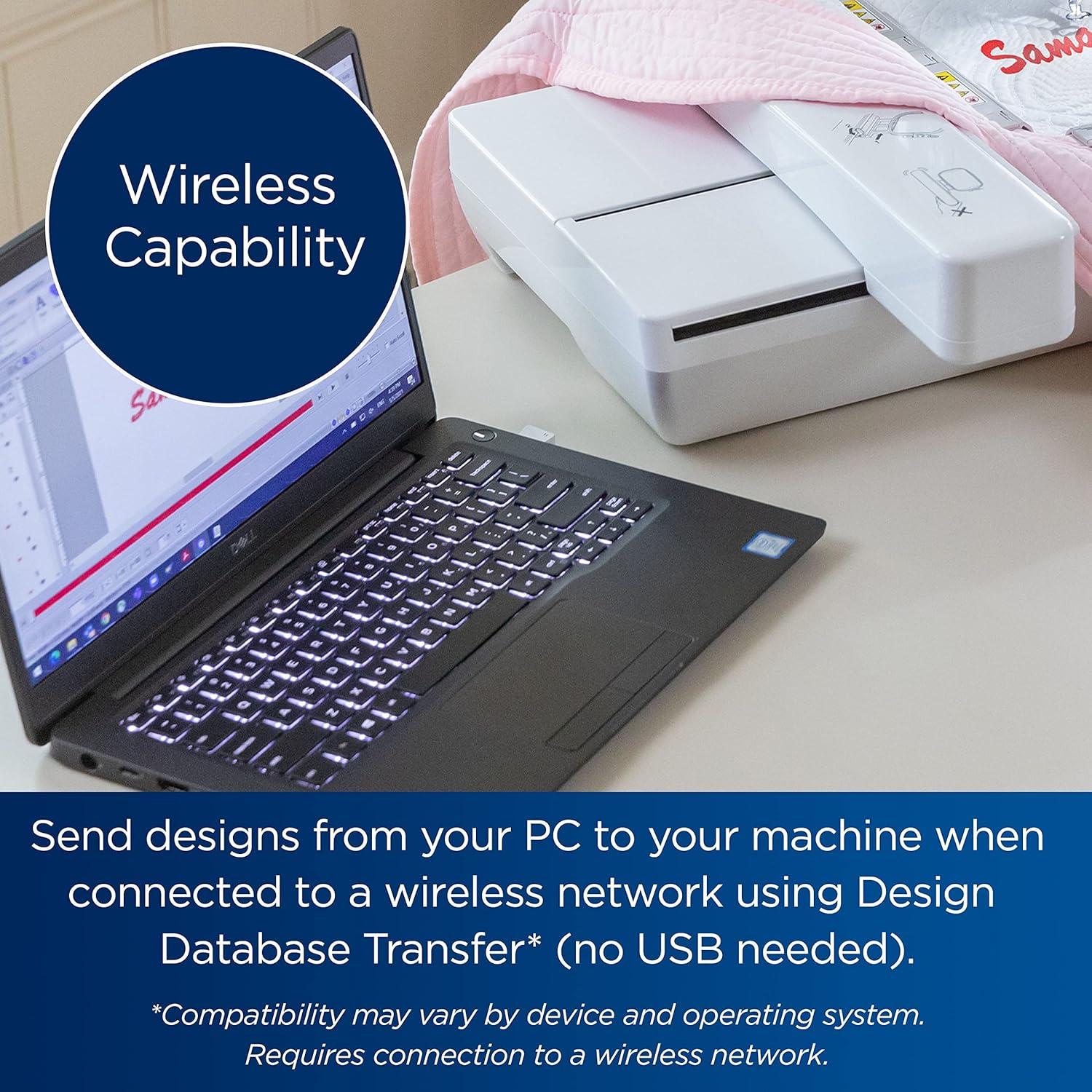 Brother NQ3550W 10" x 6" Computerized Sewing and Embroidery Machine