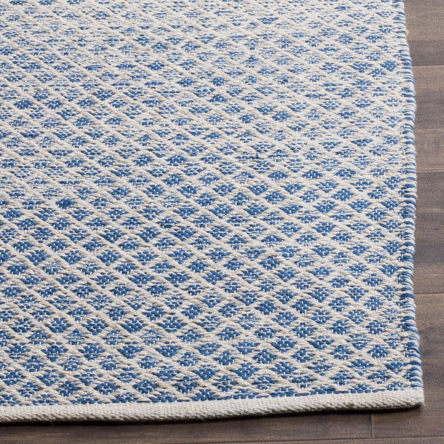 Montauk MTK601 Hand Woven Indoor Area Rug - Blue/Ivory - 6'x9' - Safavieh