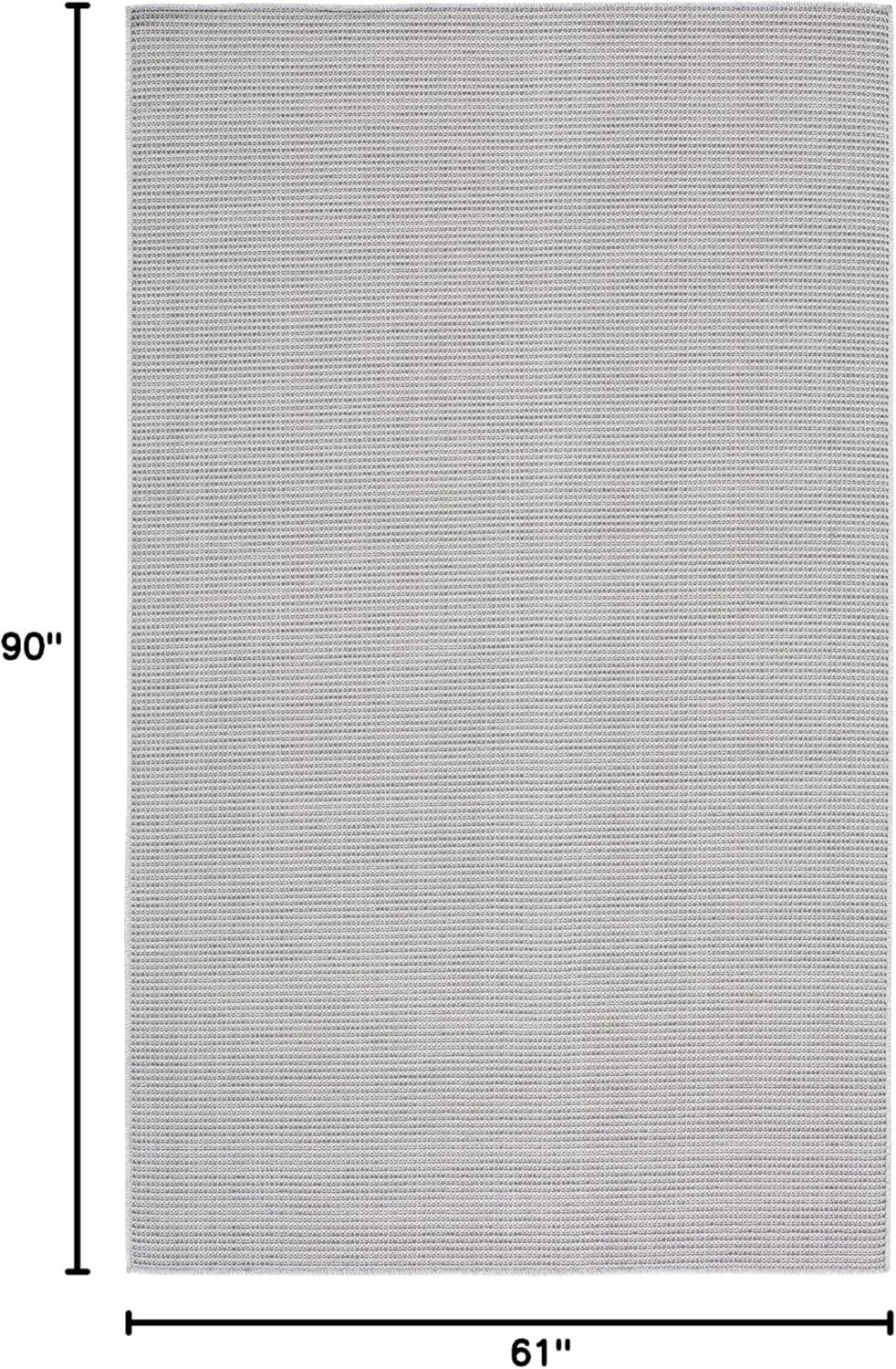 Martha Stewart Hampton - MSR4490 - Indoor Power Loomed Area Rugs - Grey - 5'1"x7'6"