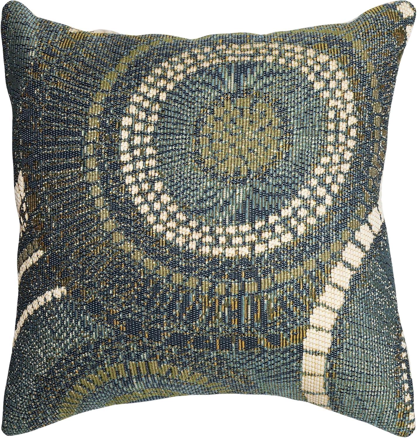 Marina Abstract Indoor/Outdoor Throw Pillow