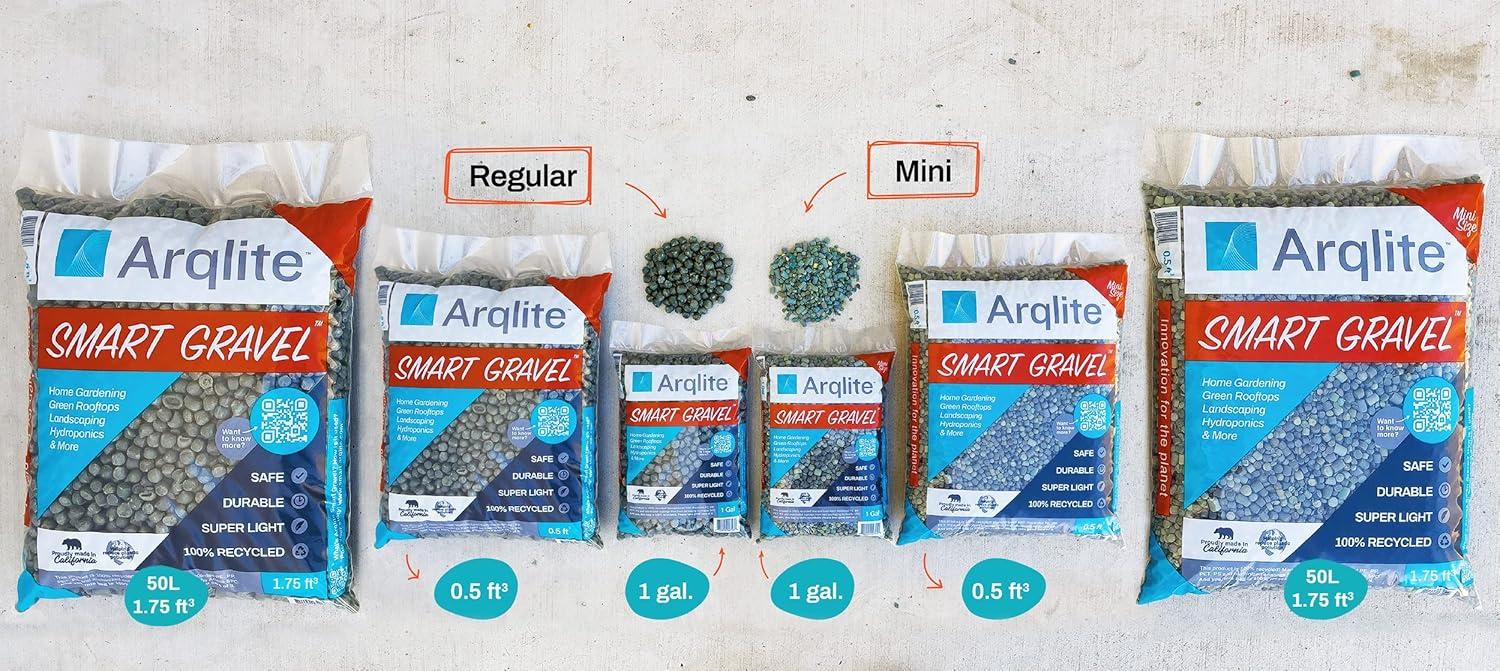 Eco-Friendly Mini Size Green Recycled Plant Drainage Gravel