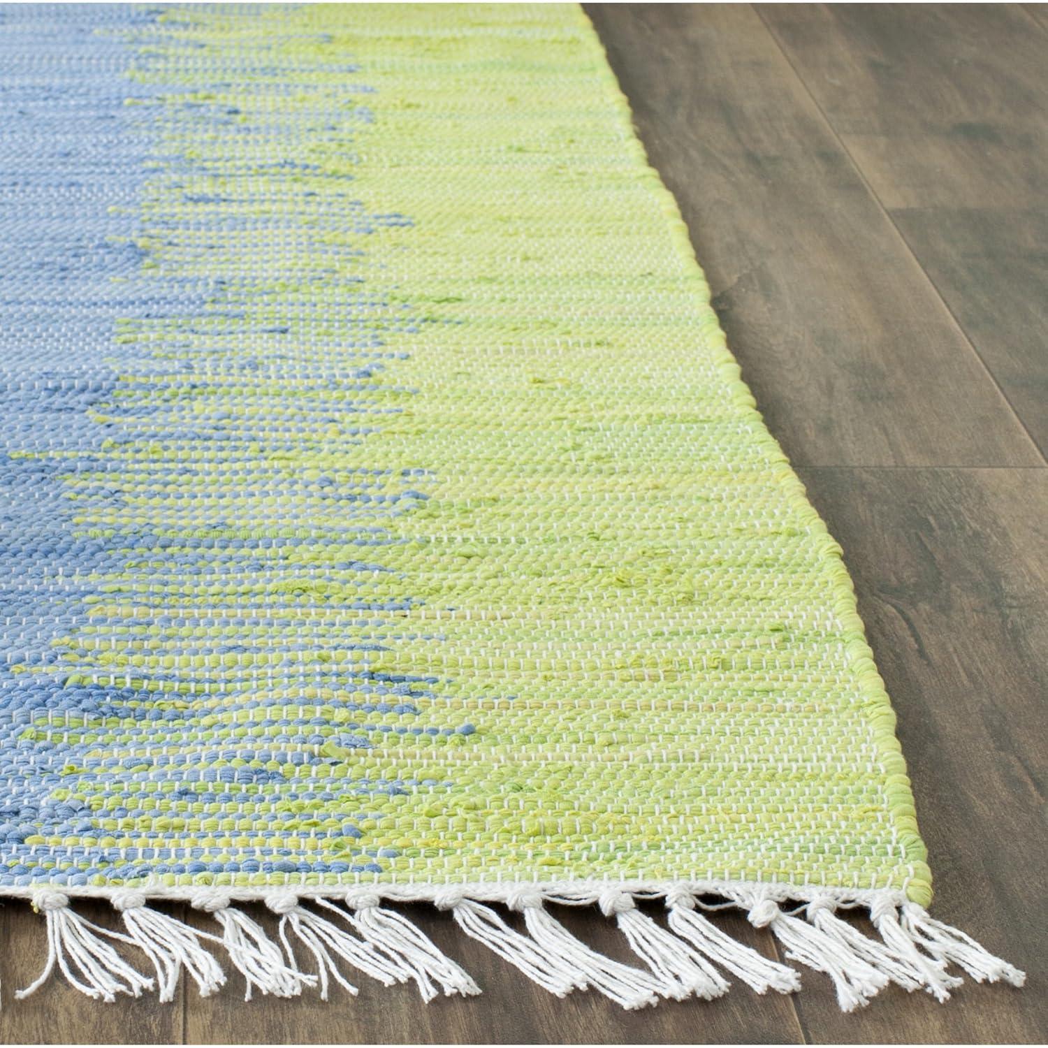 Montauk MTK710 Hand Woven Indoor Area Rug - Green/Gold - 8'x10' - Safavieh.