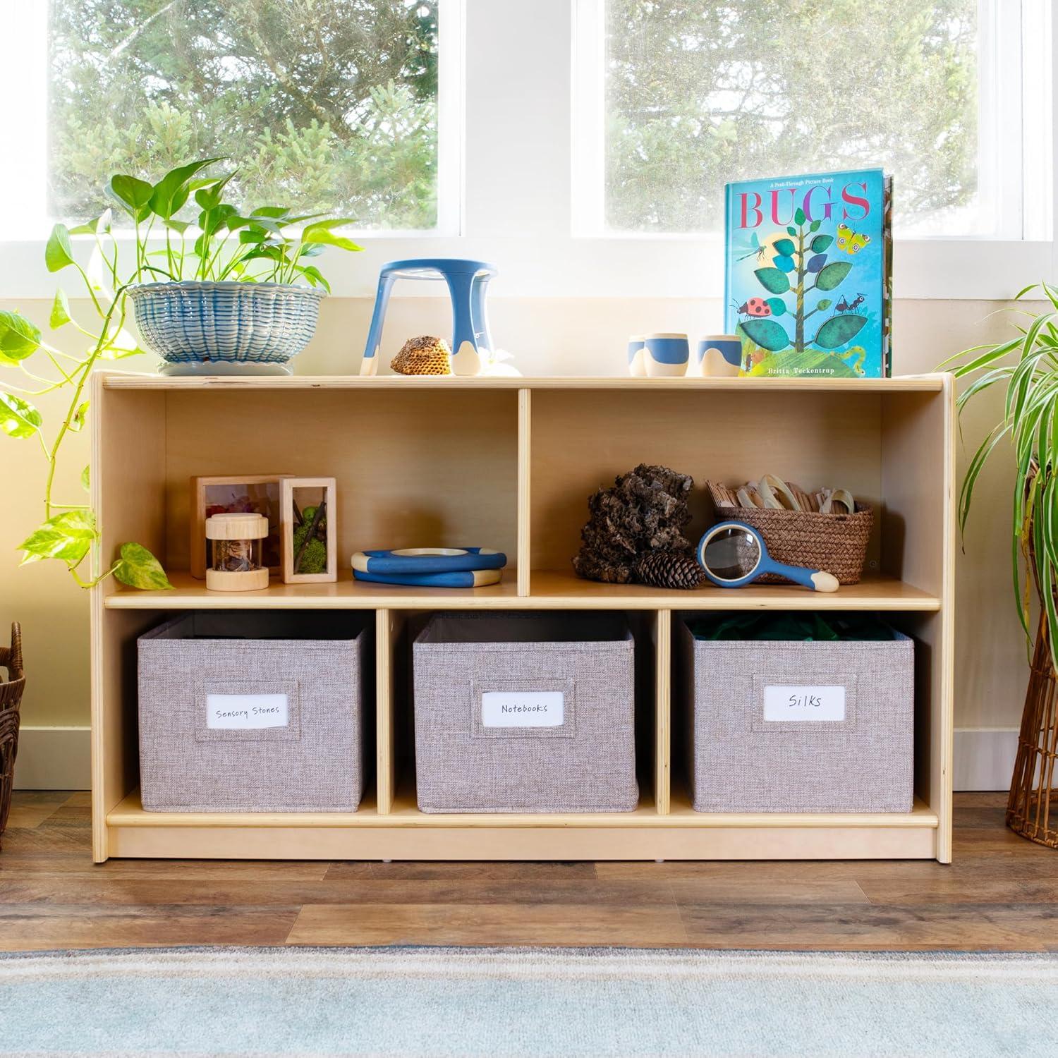 Guidecraft EdQ Essentials 5-Compartment Storage