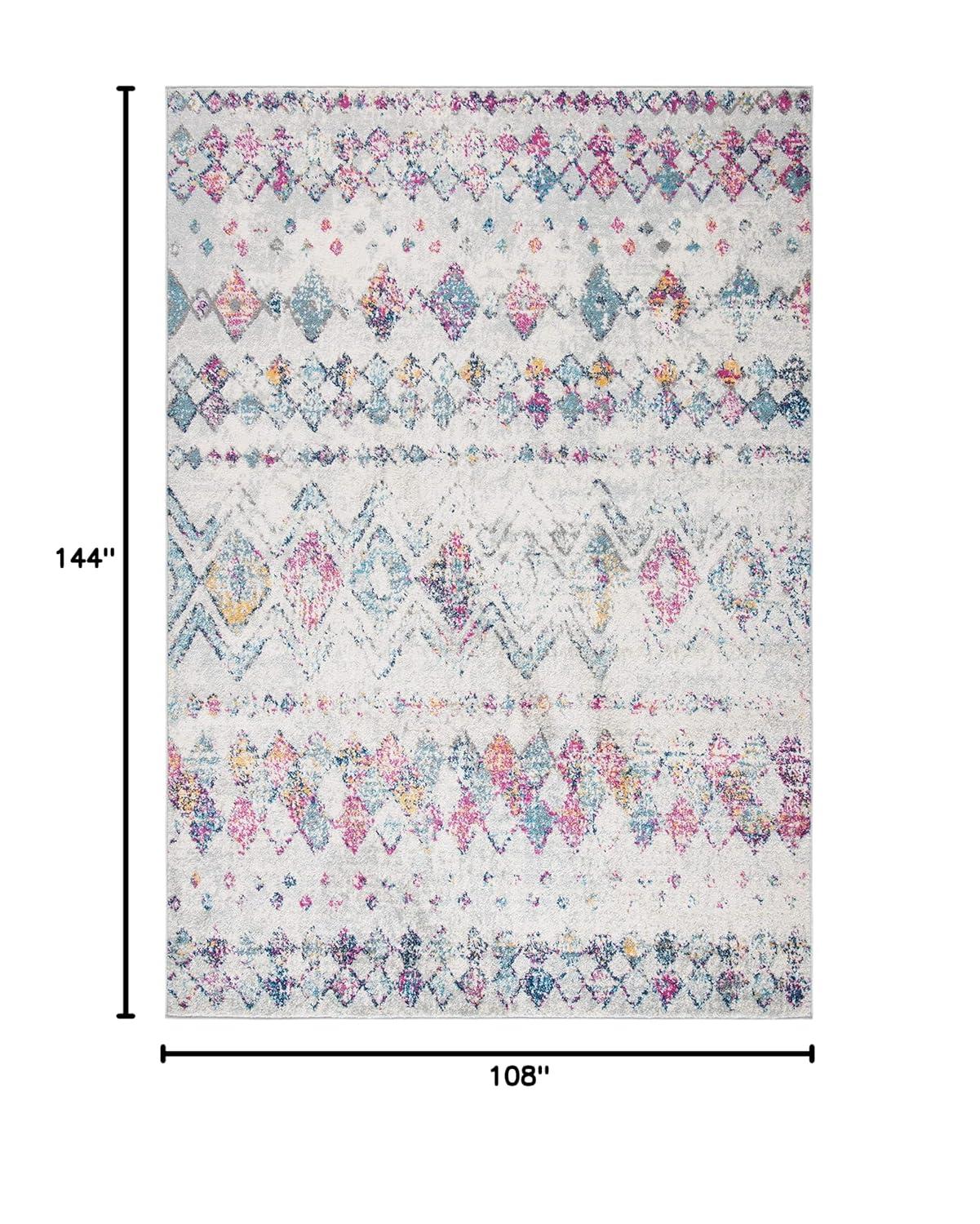 Madison 700 MAD798 Power Loomed Indoor Area Rug - Grey/Purple - 9'x12' - Safavieh