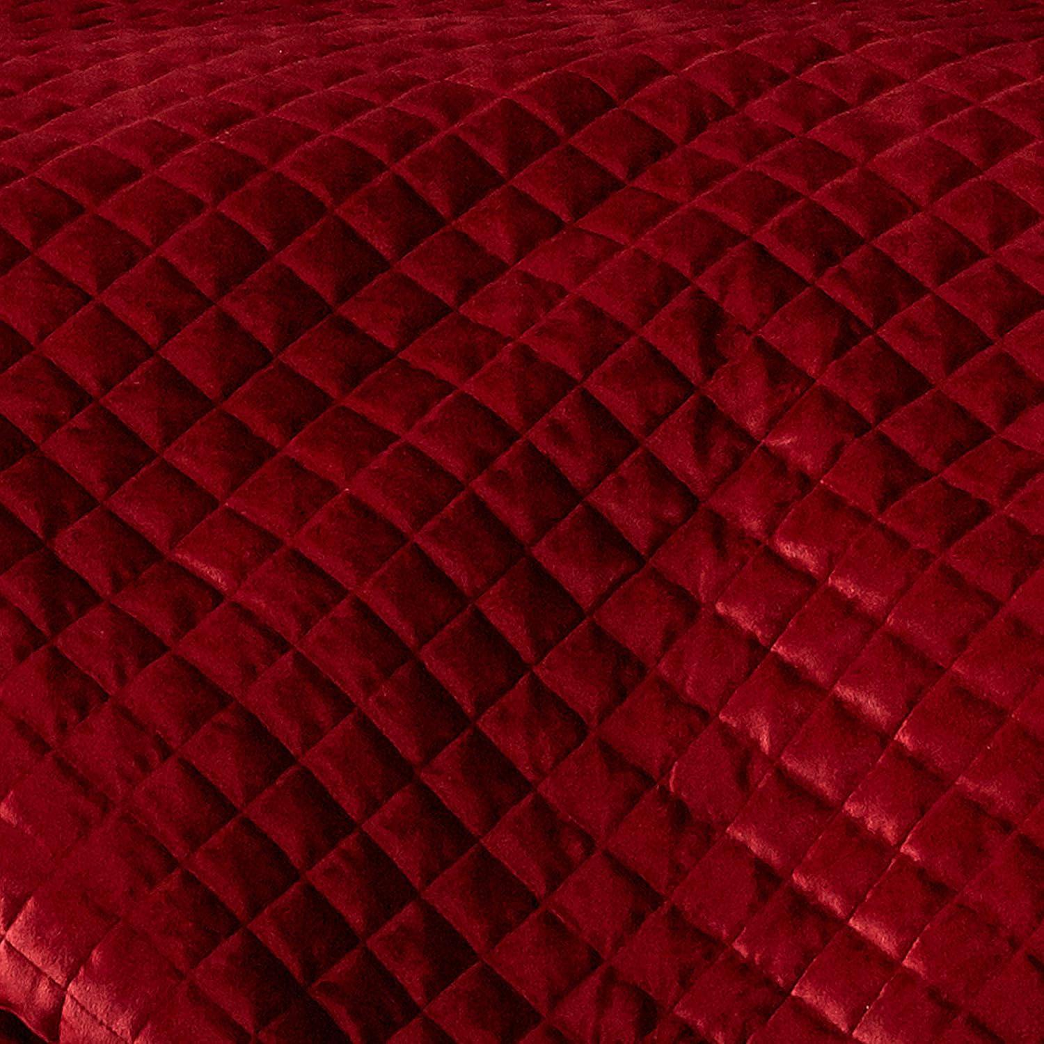 Red Velvet Euro Sham set of 2