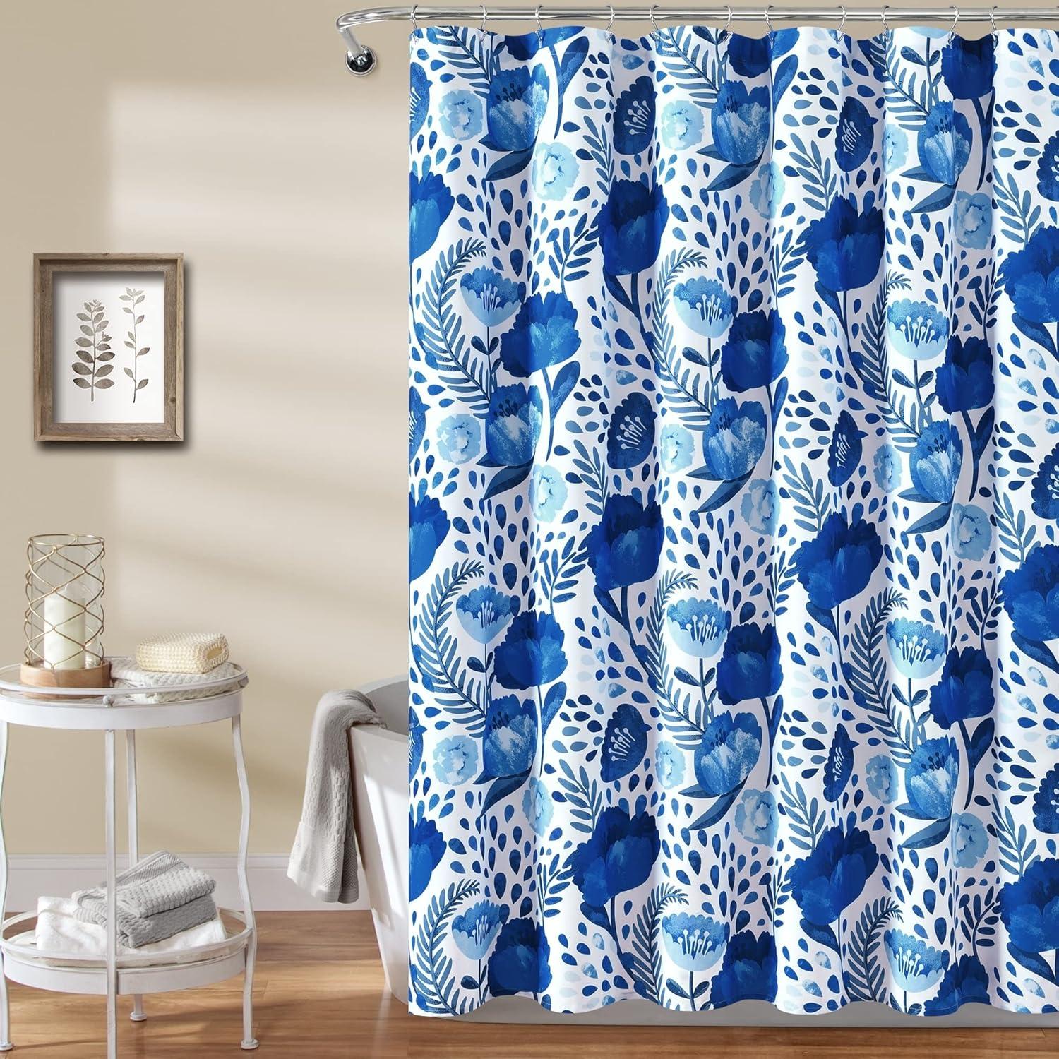 Lush Decor Bryonhall Floral Shower Curtain