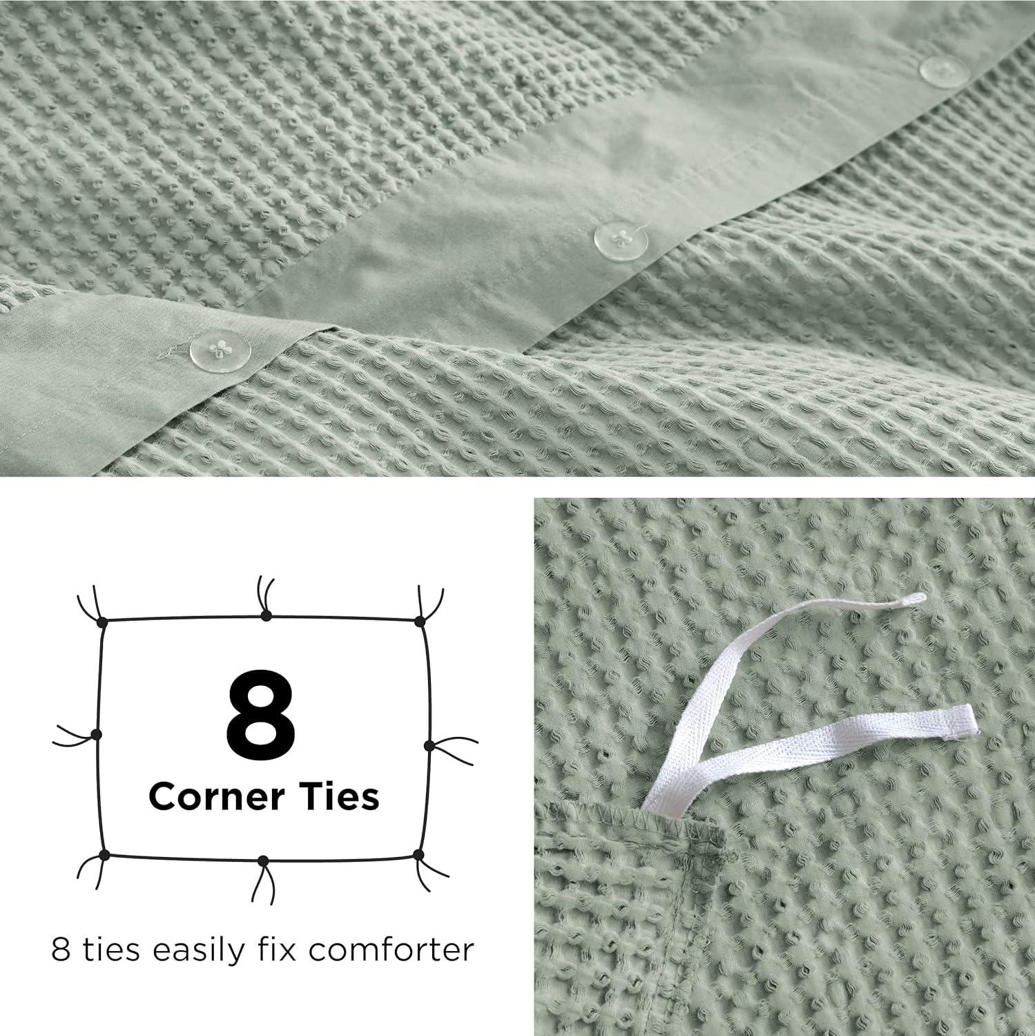 Bedsure Bedsure 100% Cotton Waffle Weave Duvet Cover