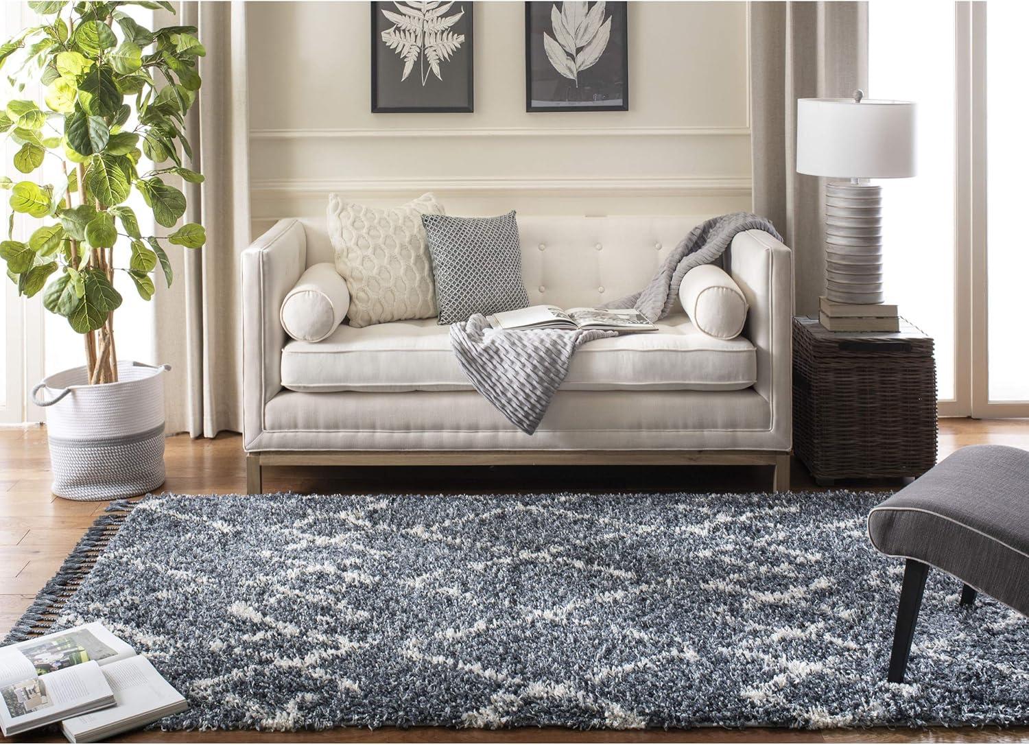 Pro Lux Shag PLX434 Power Loomed Area Rug  - Safavieh