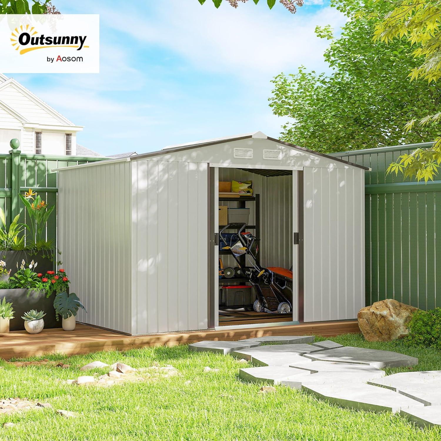 Outsunny Metal Storage Shed