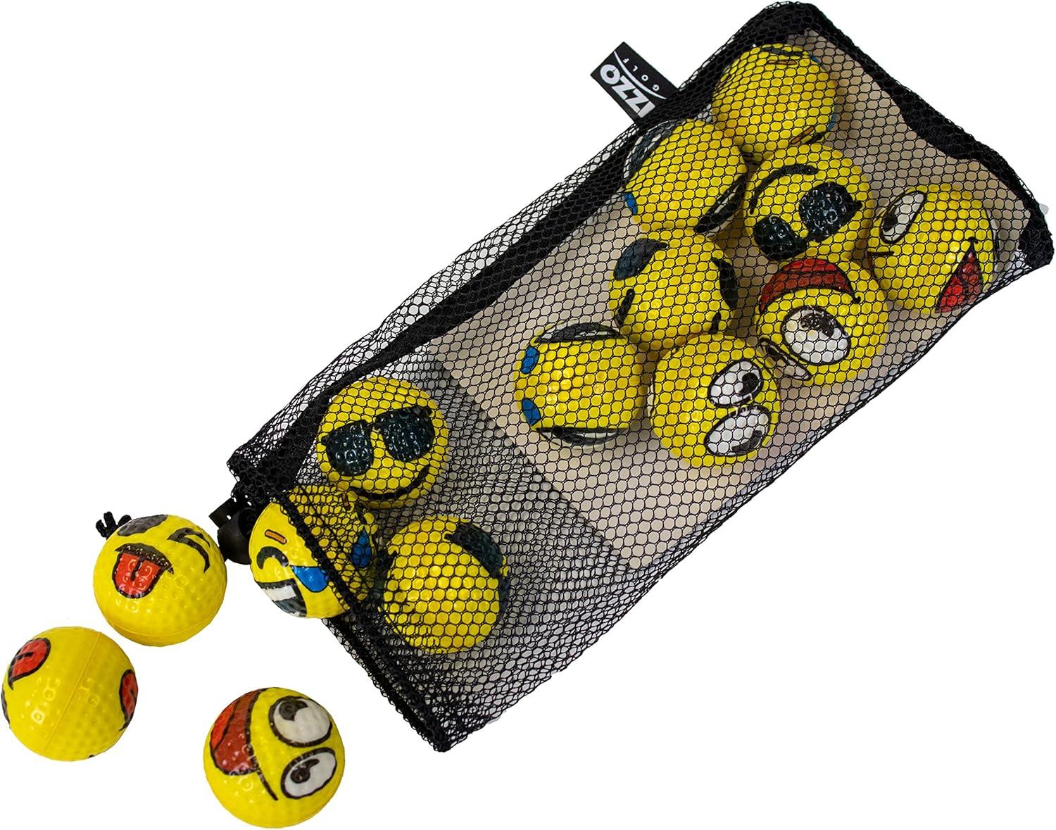Izzo Golf Emoji Practice Balls 12 Pack