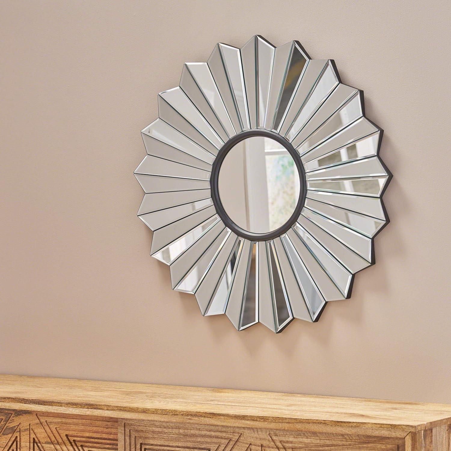 5-Star Flower Accent Mirror, Wall Mirror for Living Room Bedroom