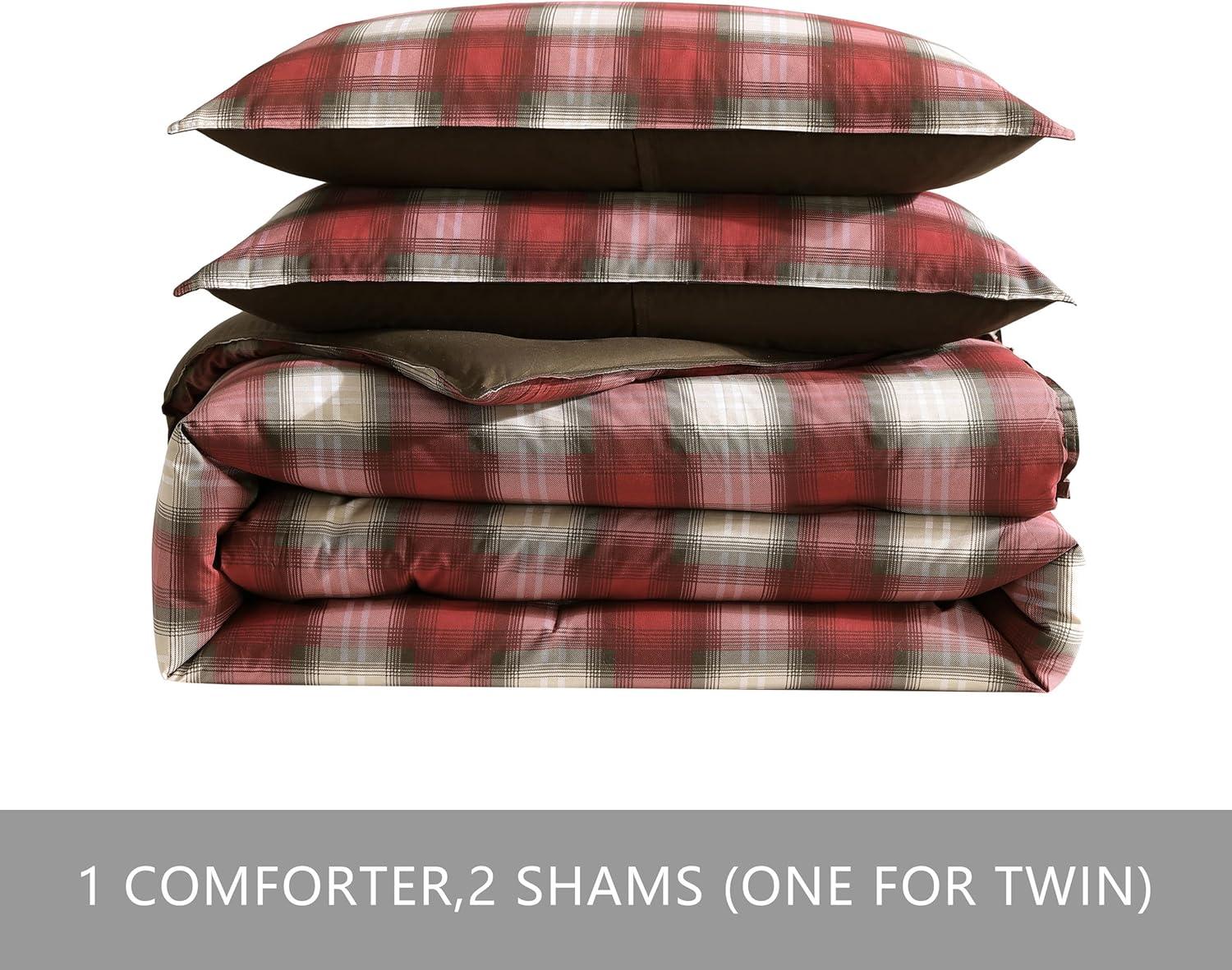 Eddie Bauer Eddie Bauer Navigation Plaid Cotton Reversible Comforter Set