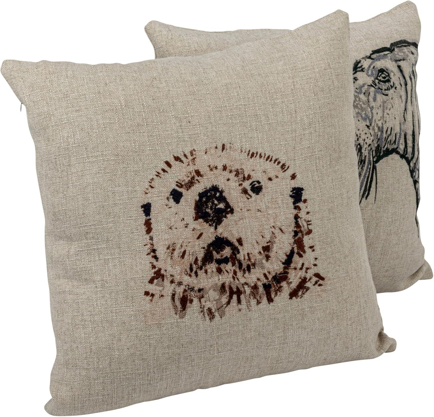 Creative Co-Op Linen Throw Pillow