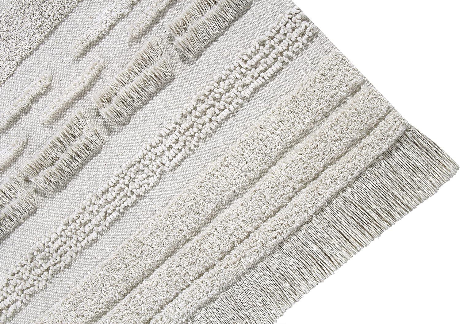 Hand Tufted Cotton Striped Rug