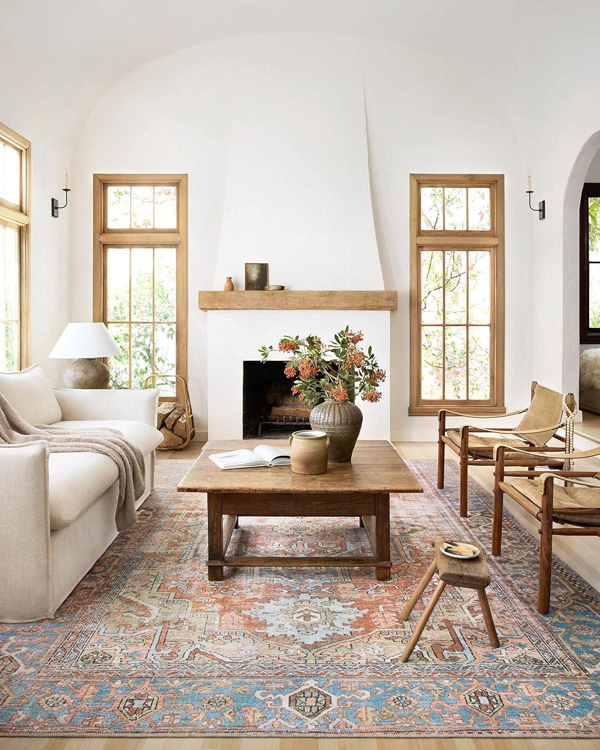 Skye Oriental Terracotta Area Rug