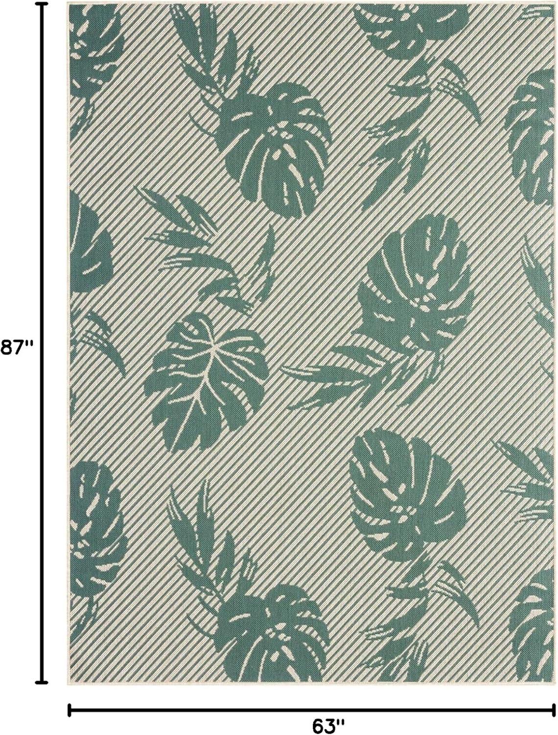 Tommy Bahama Palm Coastal Indoor/Outdoor Area Rug, Beige/Green