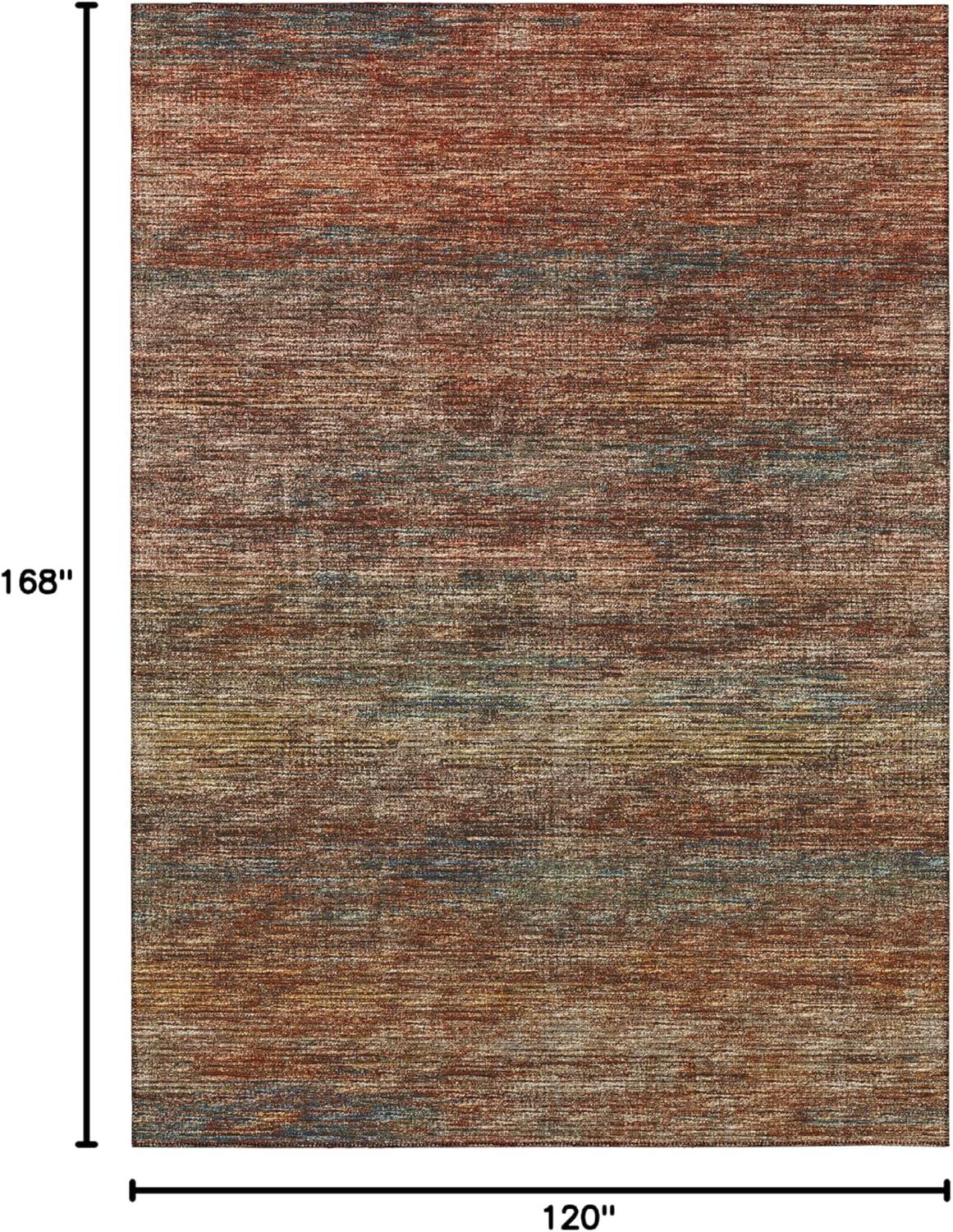 Canyon Multicolor Chenille Flat Woven 10' x 14' Area Rug