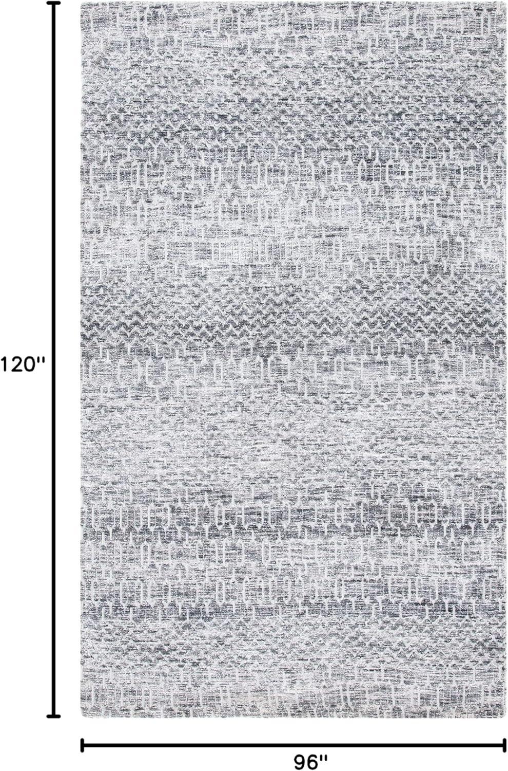 Roslyn ROS705 Hand Loomed Area Rug - Grey - 8'x10' - Safavieh.