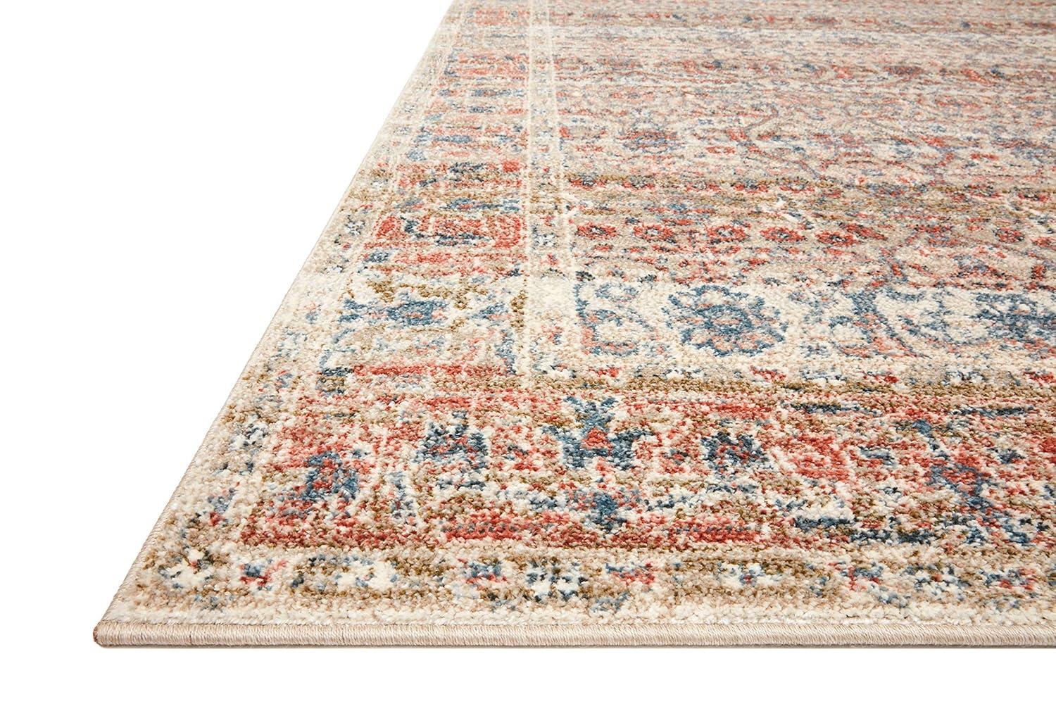 Loloi II Saban SAB-05 Oriental Sand / Rust Area Rug 5'-3" x 7'-6"