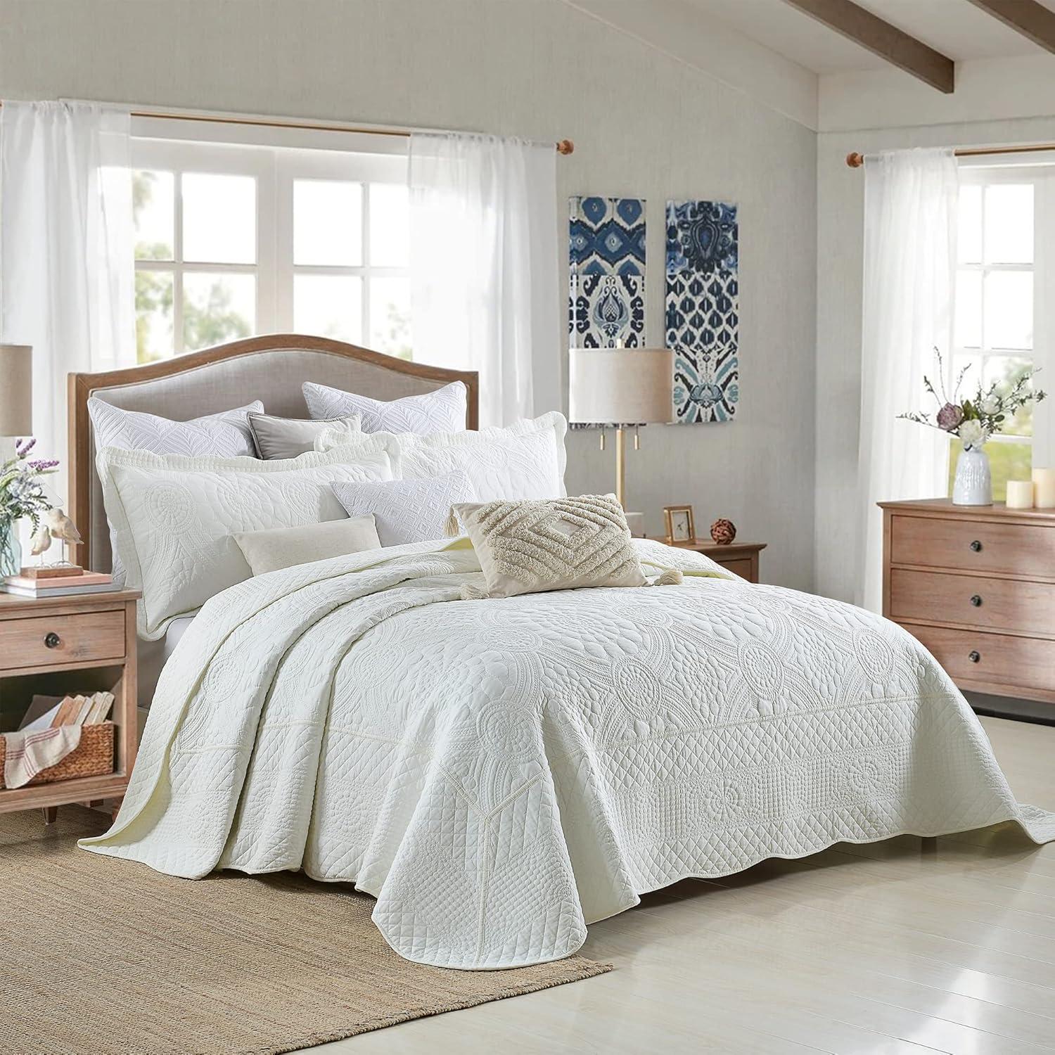 Tfshasta Cotton Twill Patchwork Quilt Set